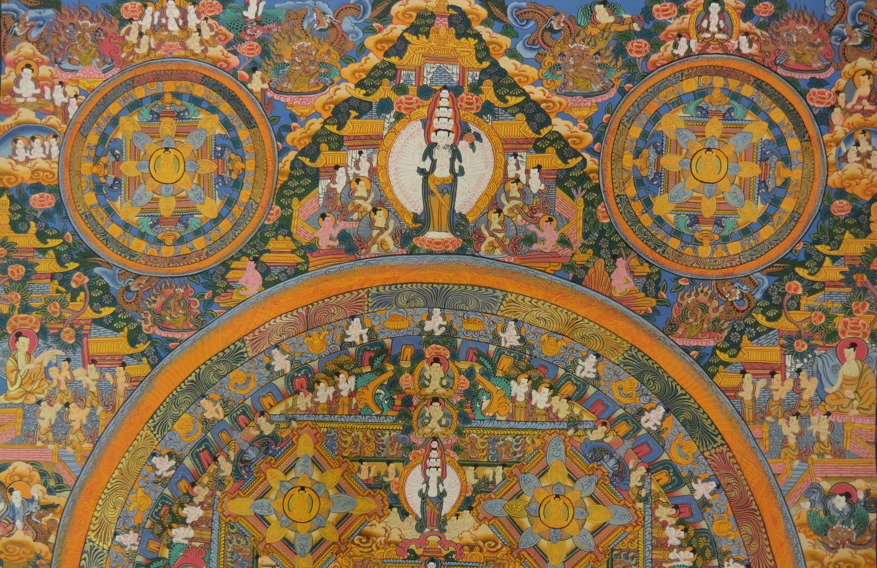 Tibetan Thangka <span Style=