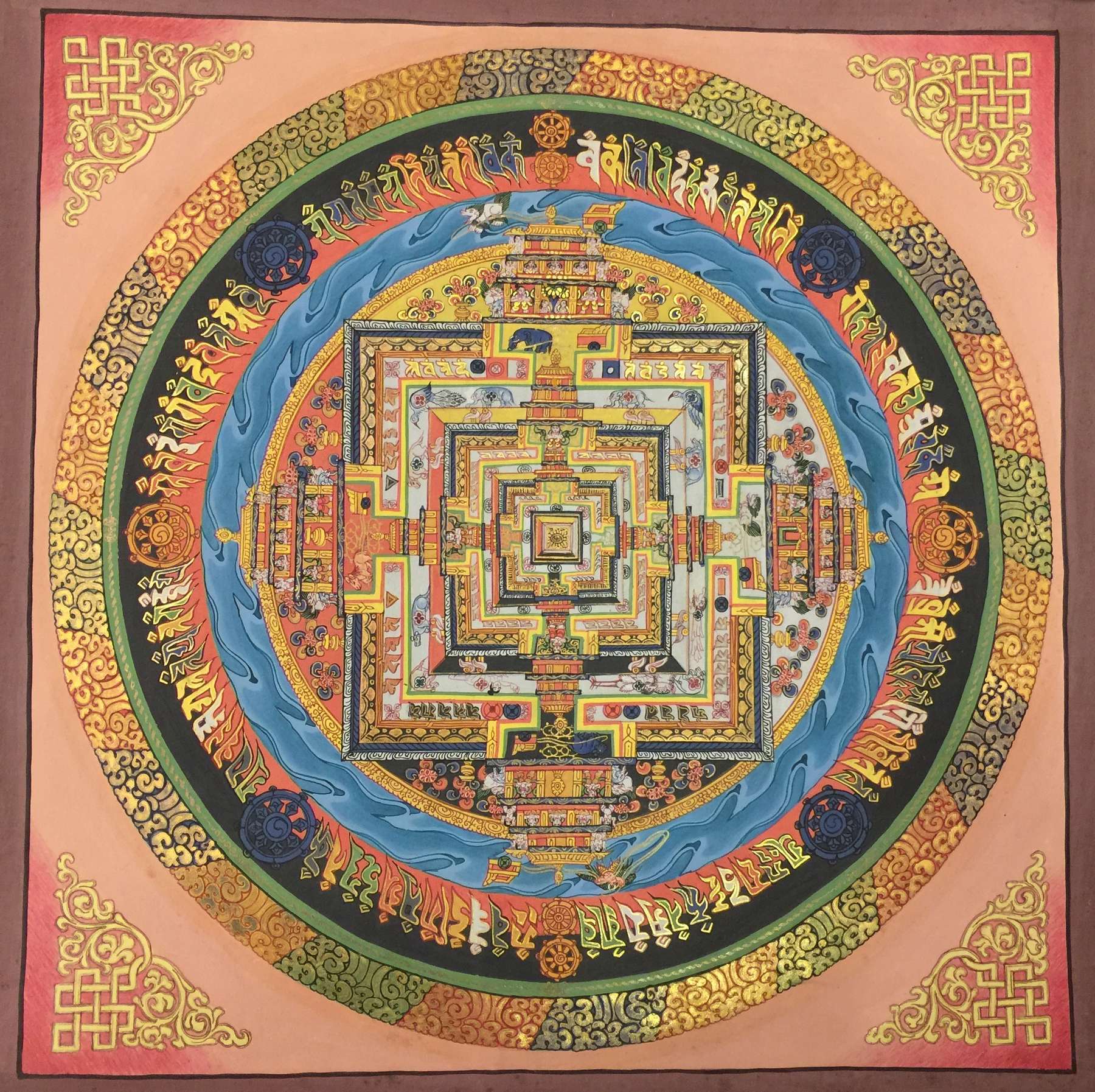 Tibetan Thangka <span Style=