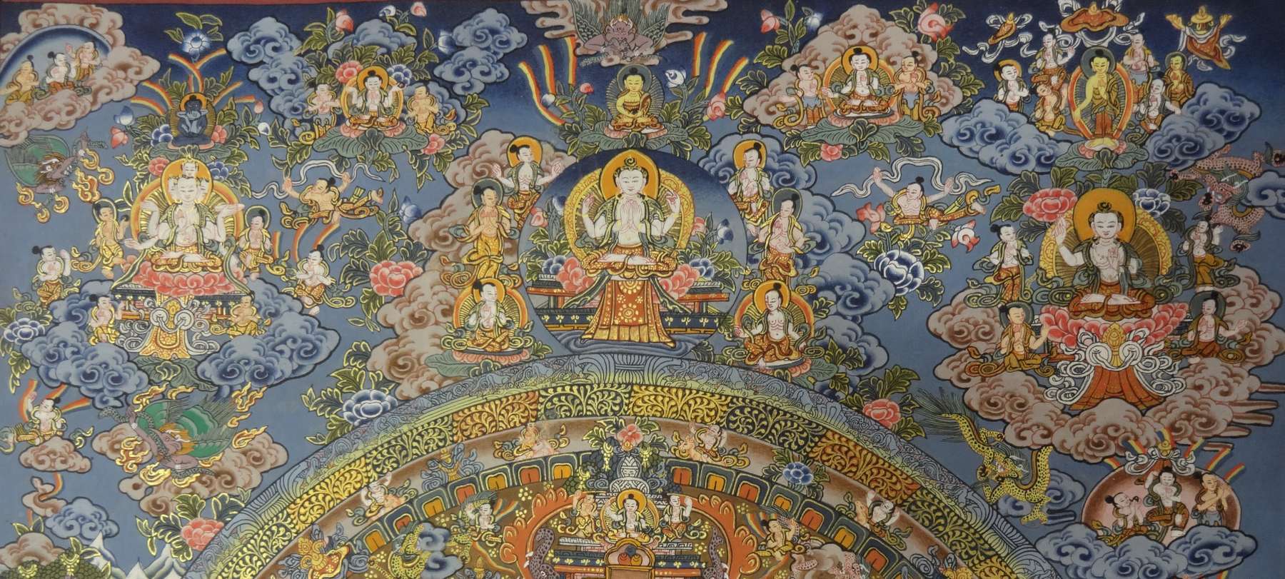 Tibetan Thangka <span Style=