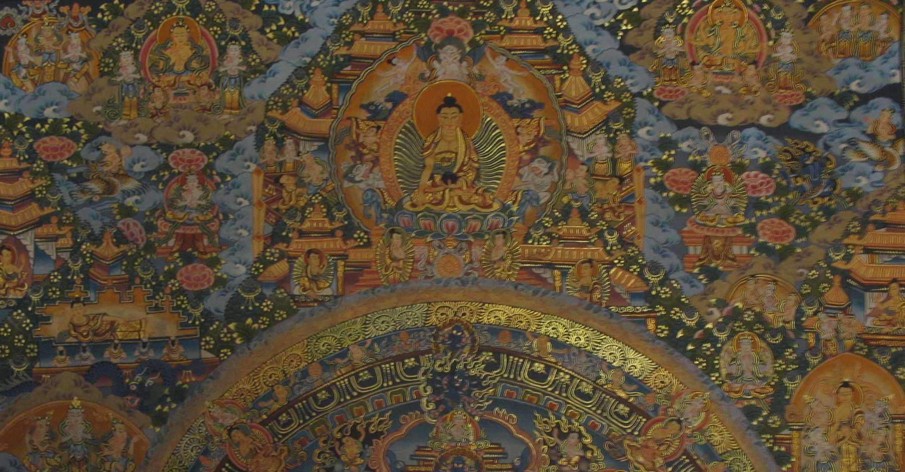 Tibetan Thangka <span Style=