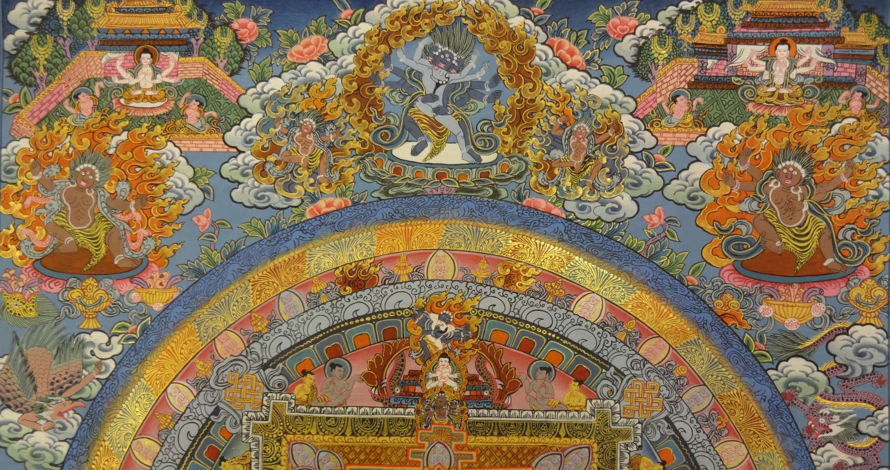 Tibetan Thangka <span Style=