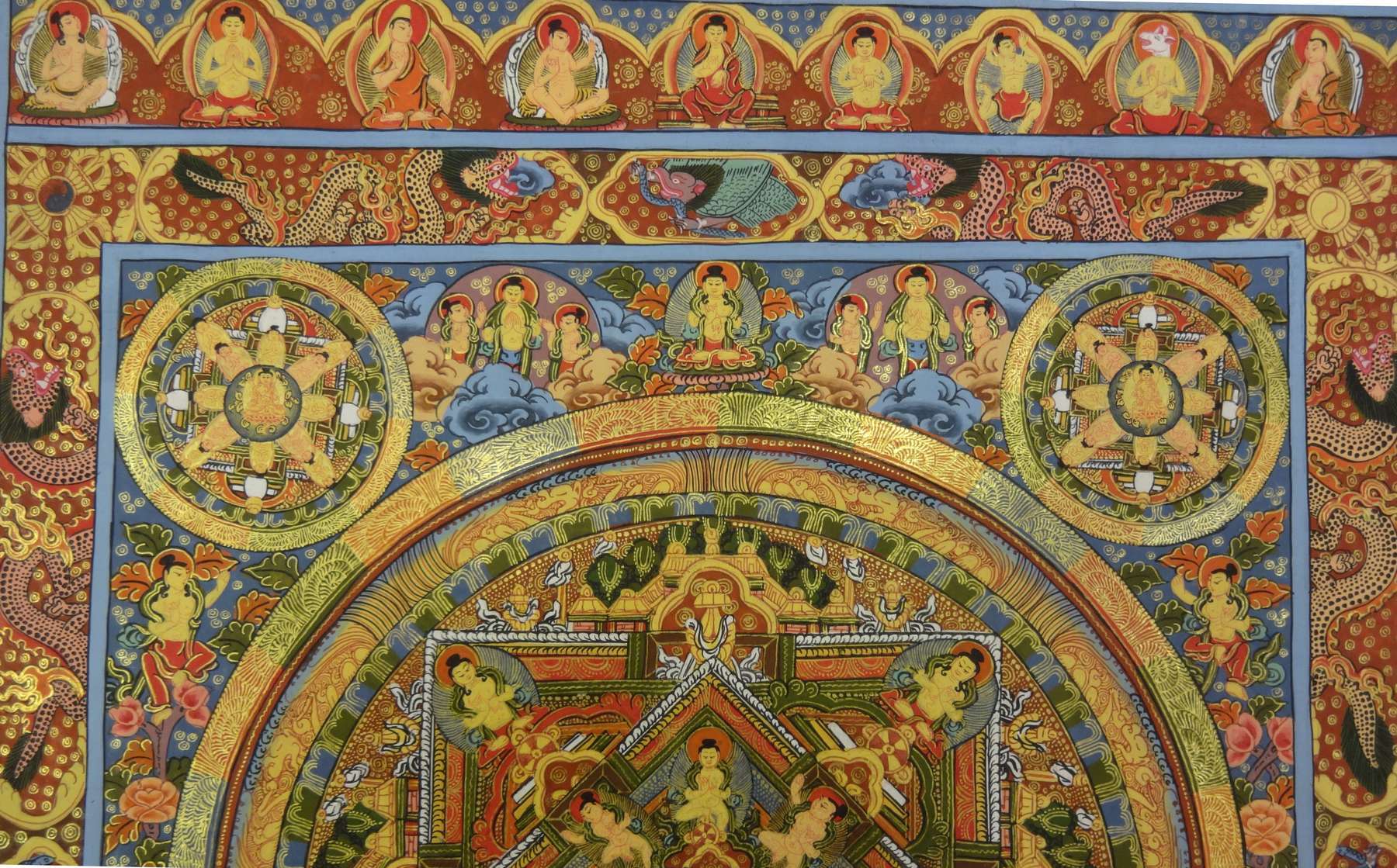 Tibetan Thangka <span Style=