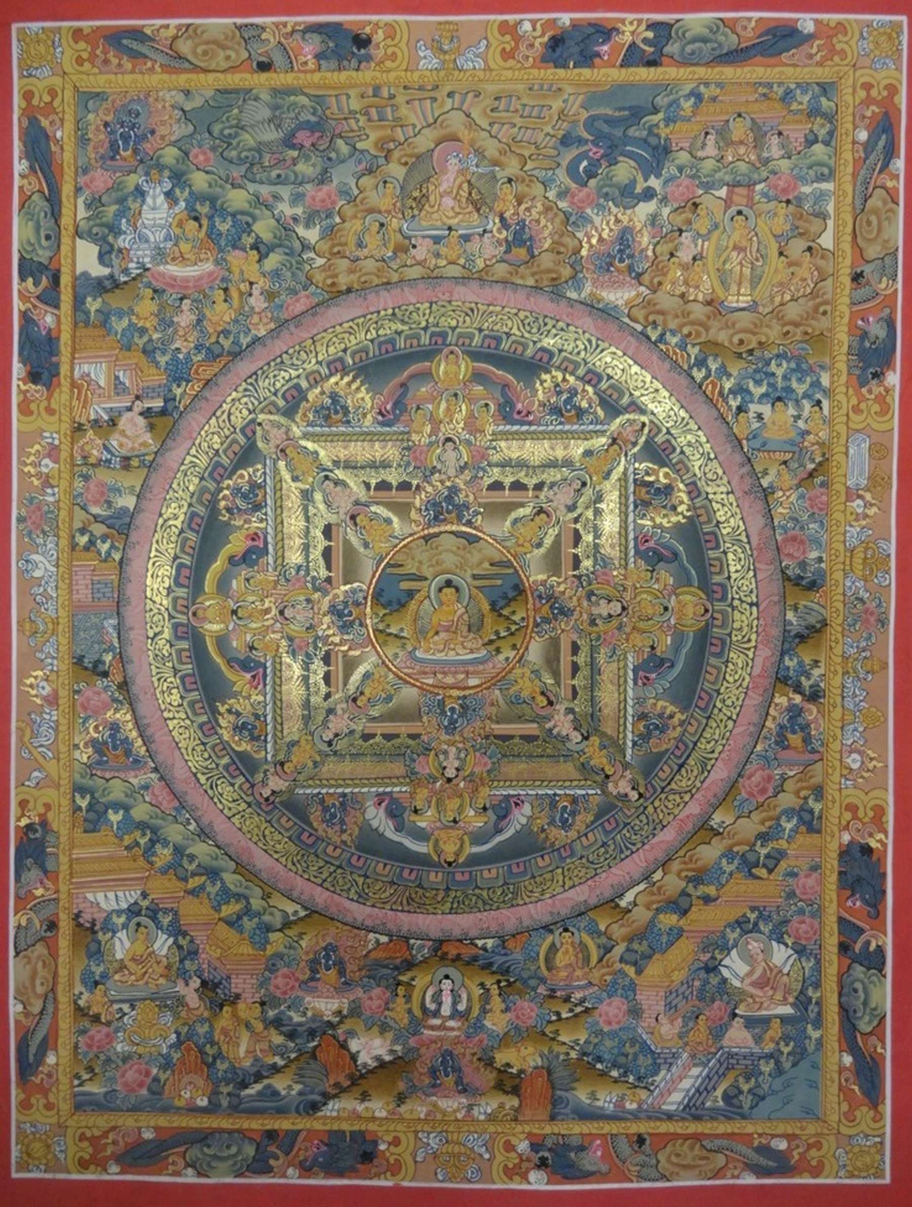 Tibetan Thangka <span Style=