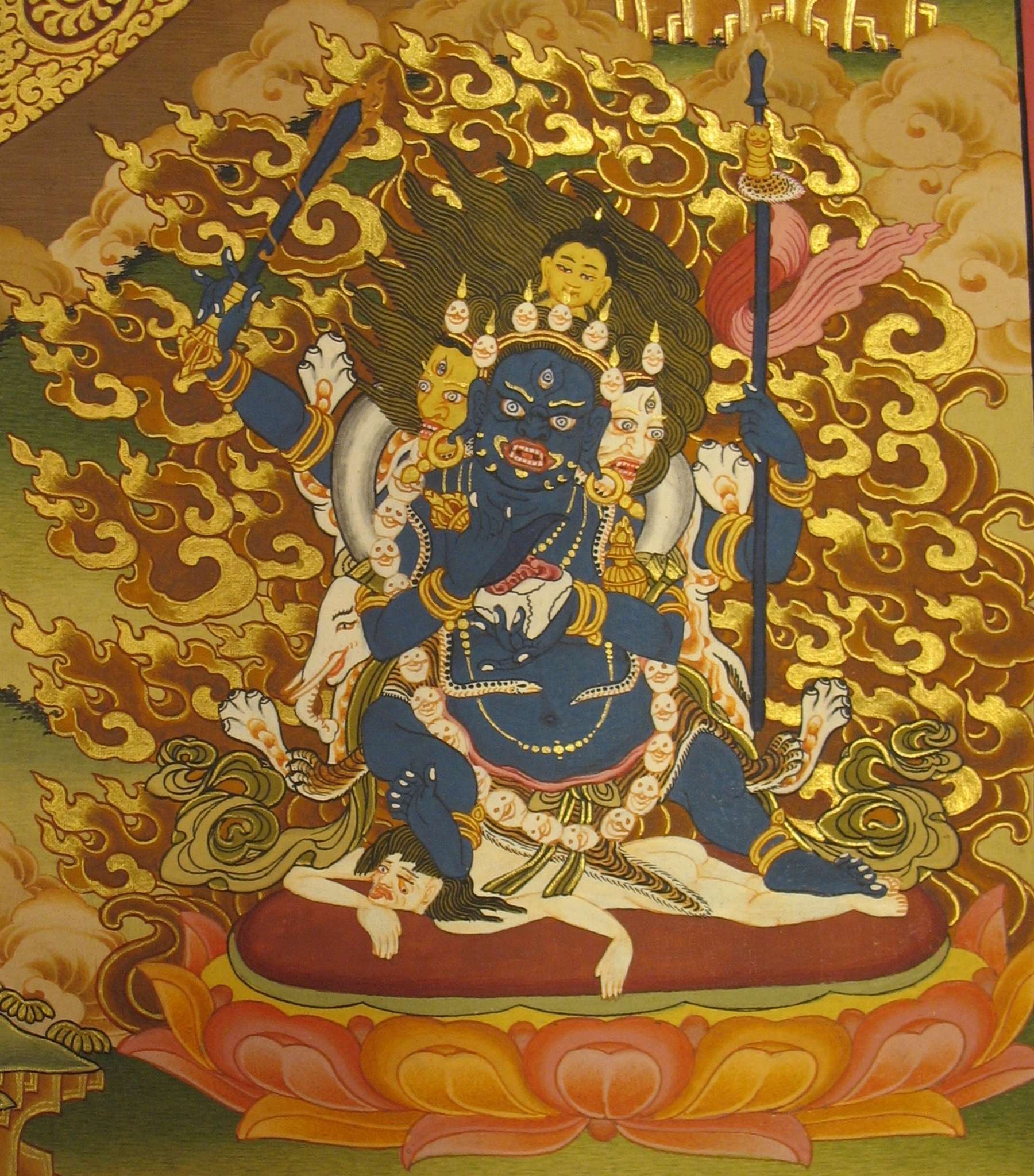 Tibetan Thangka <span Style=