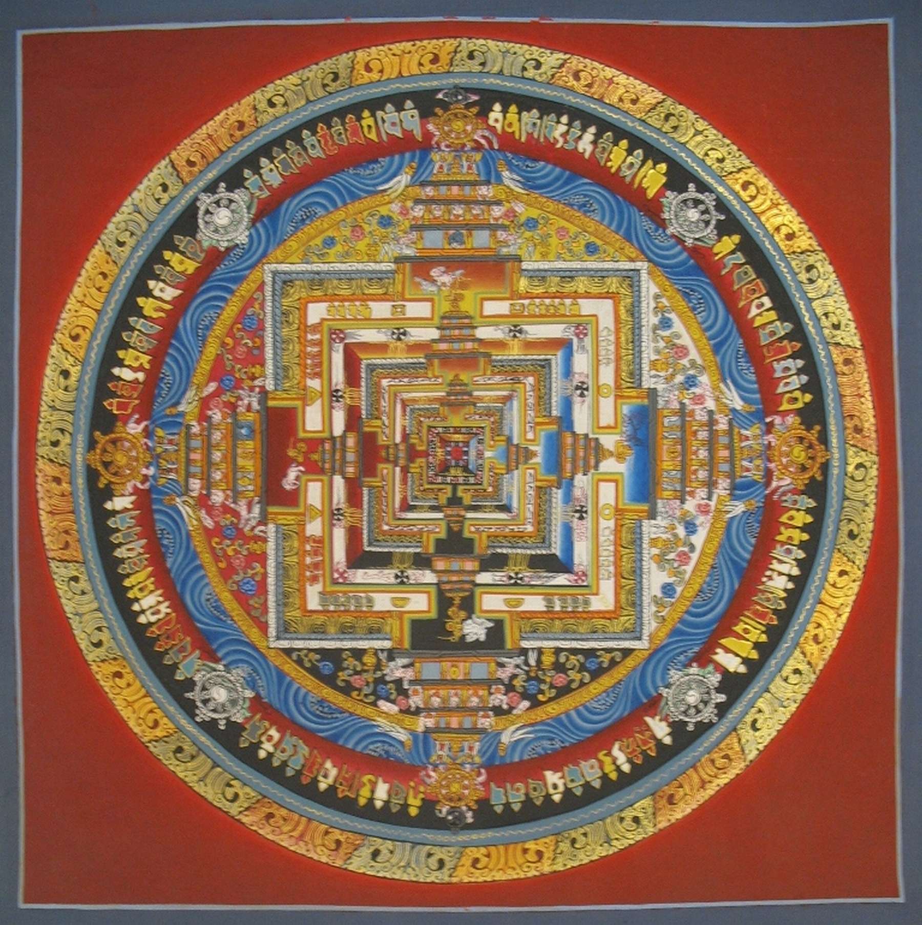 Tibetan Thangka <span Style=