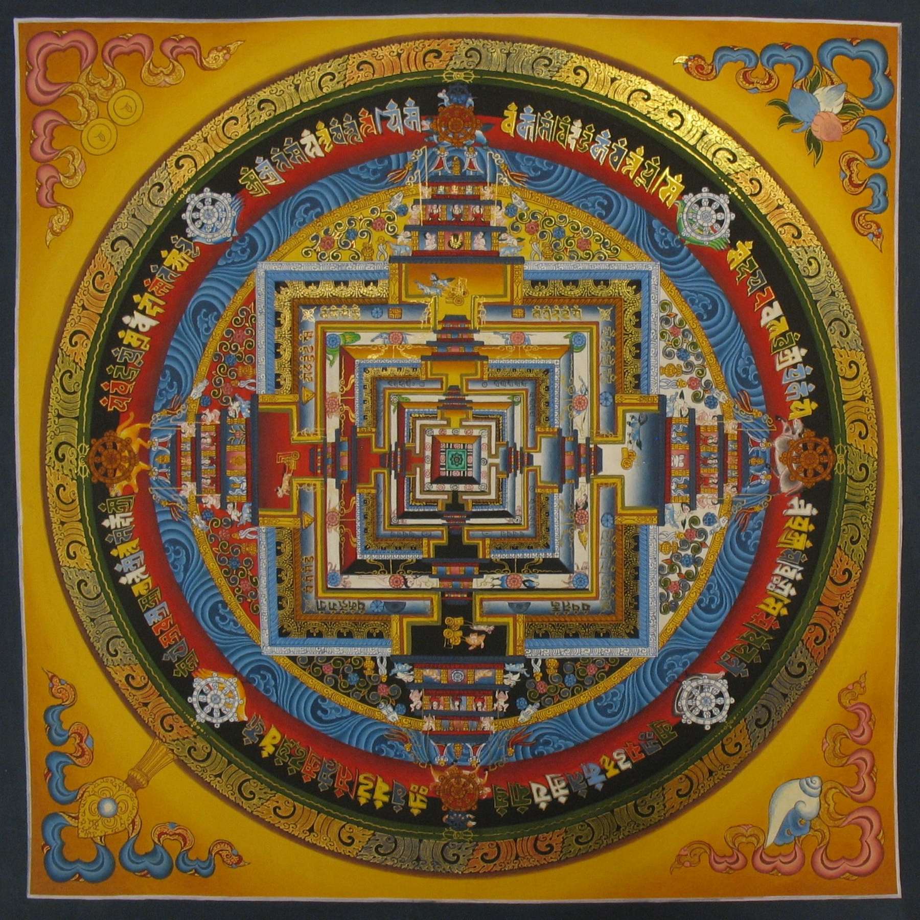 Tibetan Thangka <span Style=