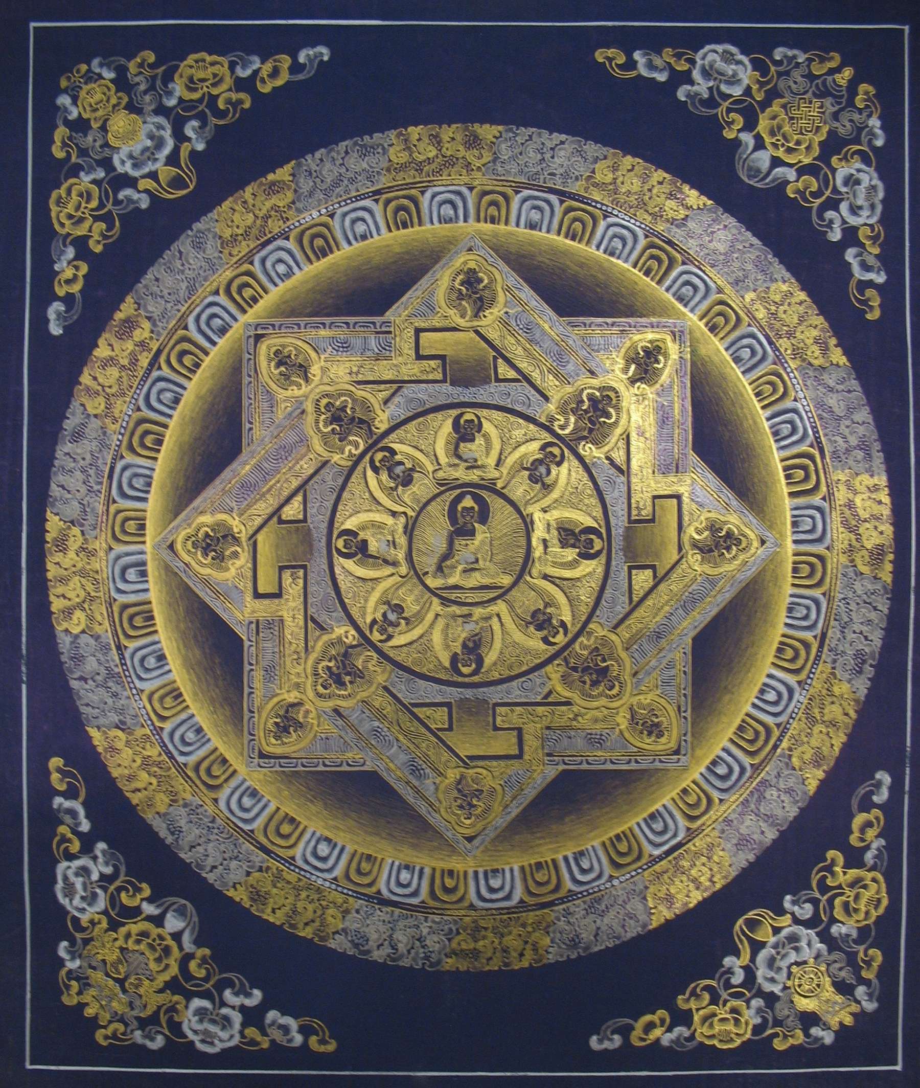 Tibetan Thangka <span Style=