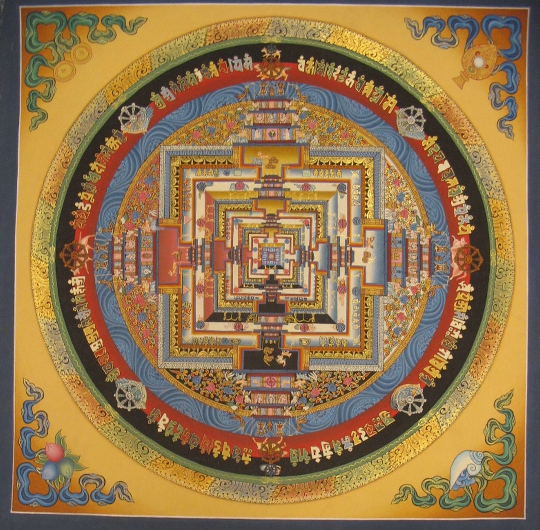 Tibetan Thangka <span Style=