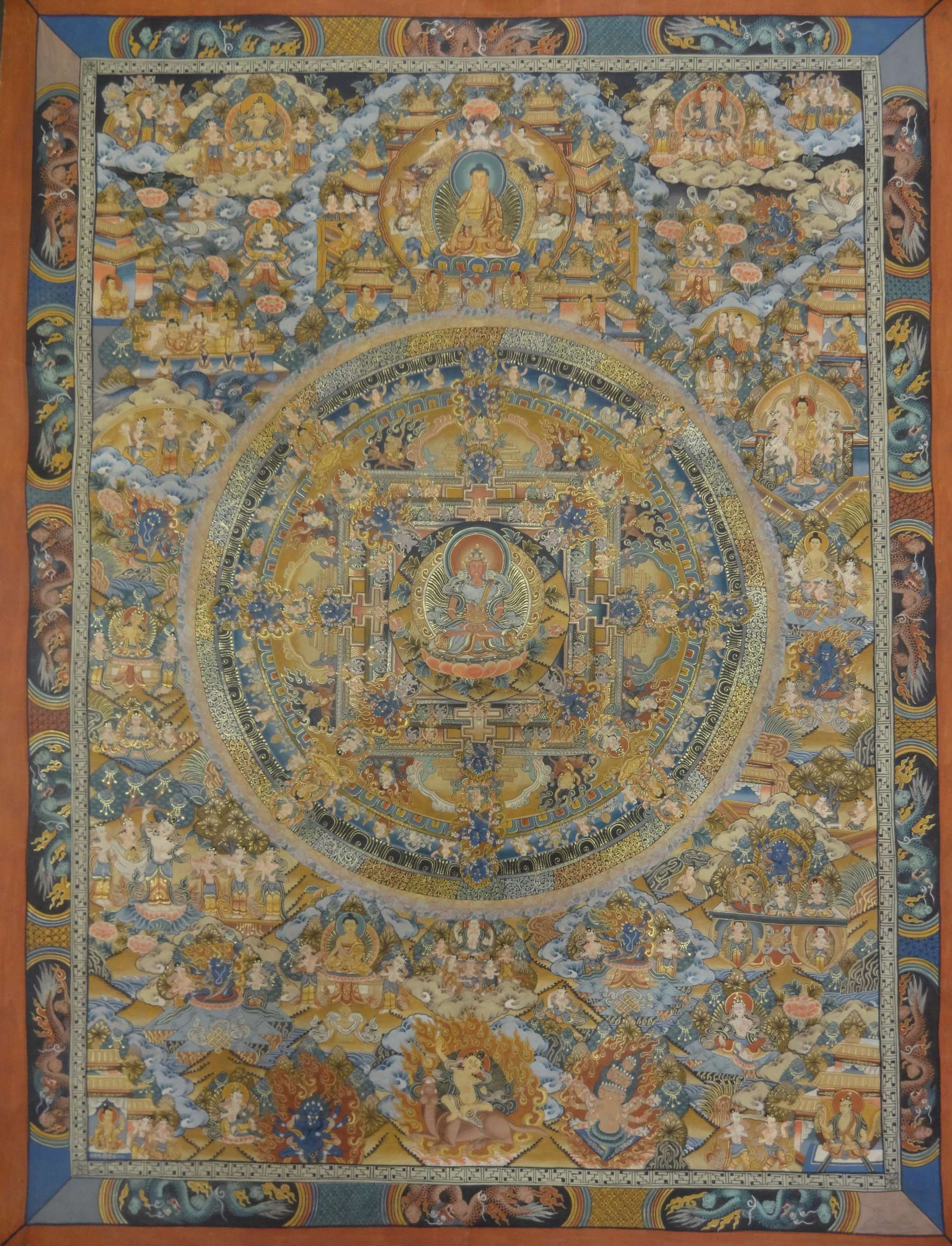 Tibetan Thangka <span Style=