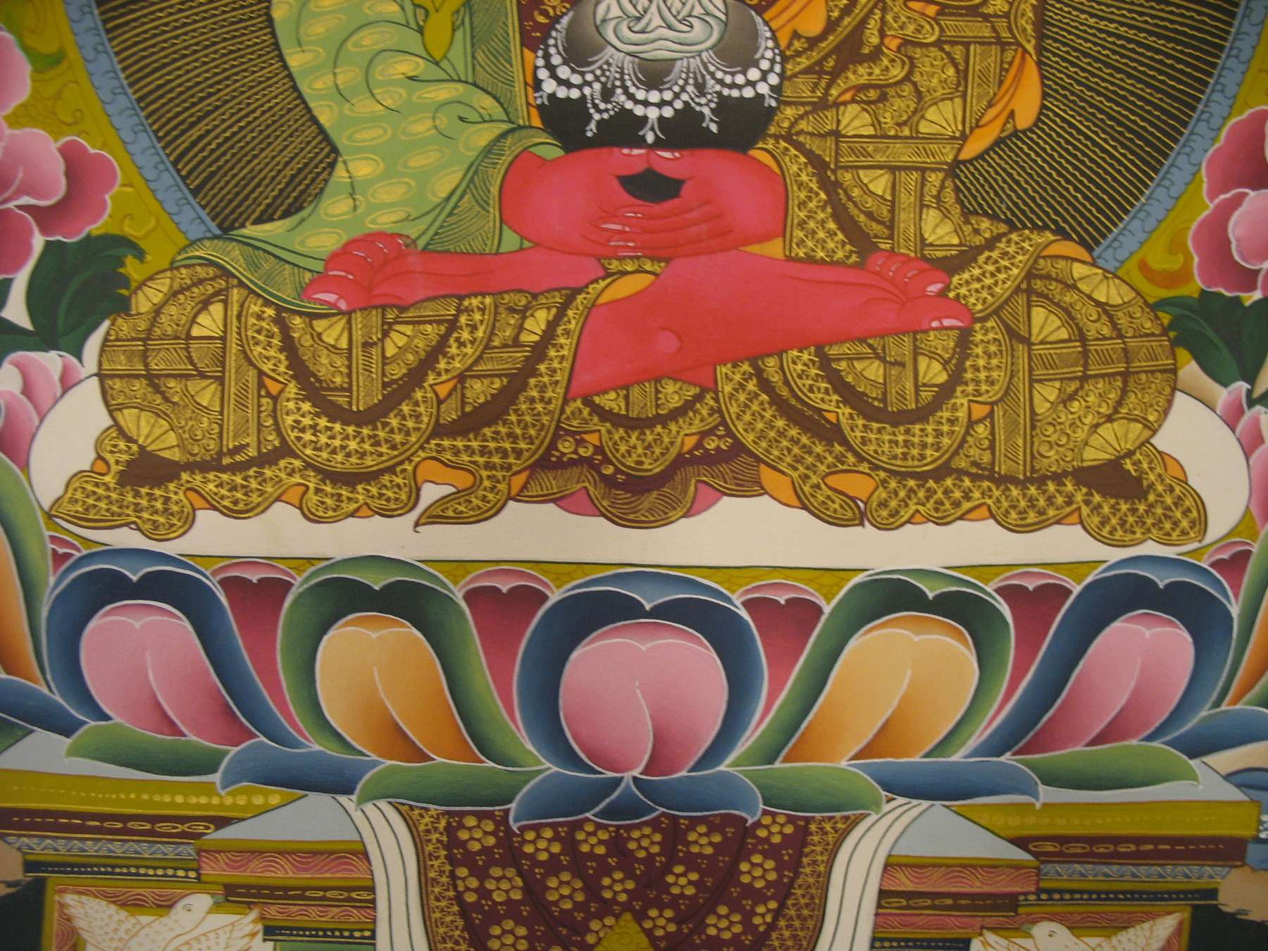 Tibetan Thangka <span Style=