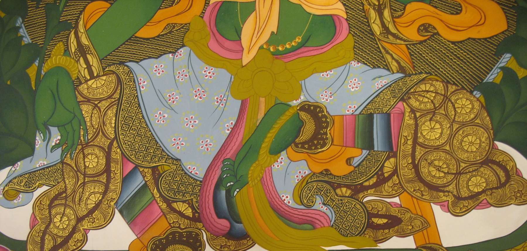 Tibetan Thangka <span Style=