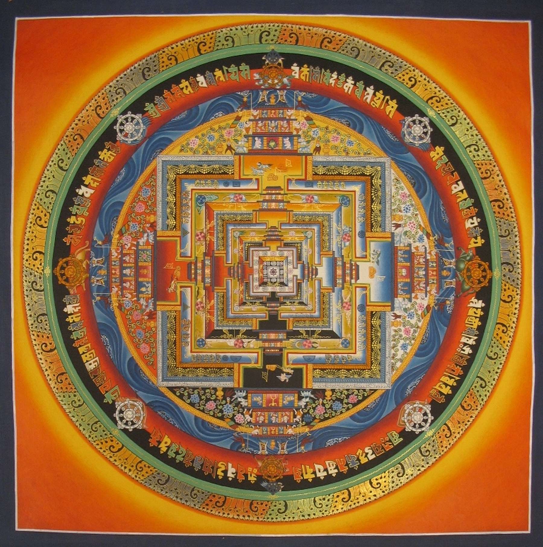 Tibetan Thangka <span Style=