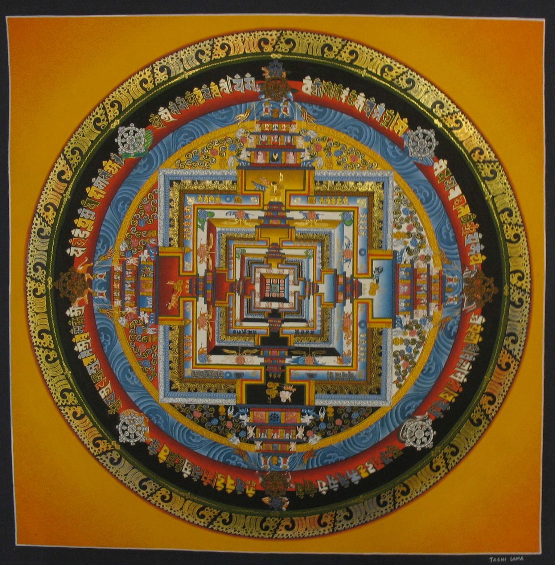 Tibetan Thangka <span Style=