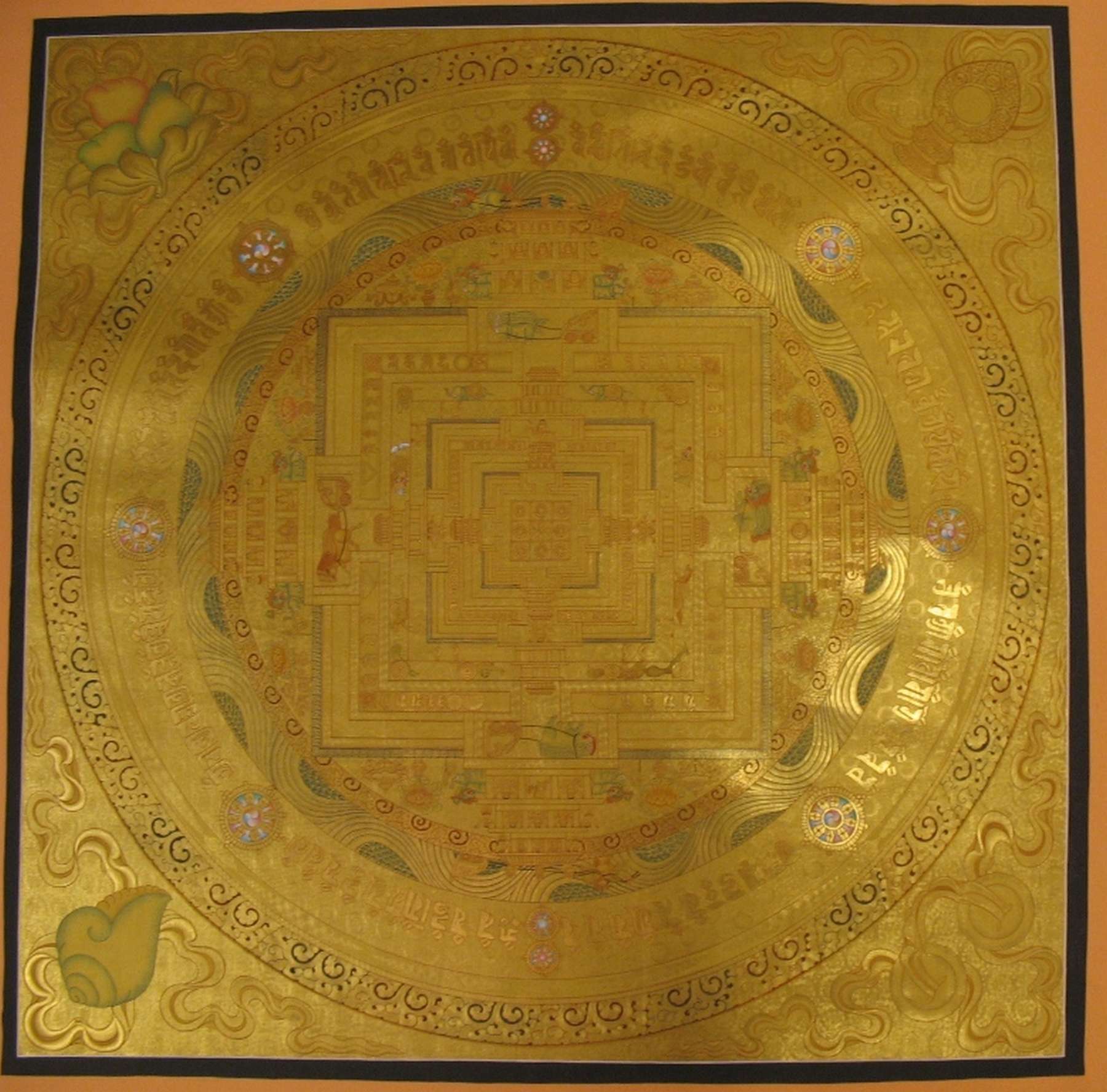 Tibetan Thangka <span Style=