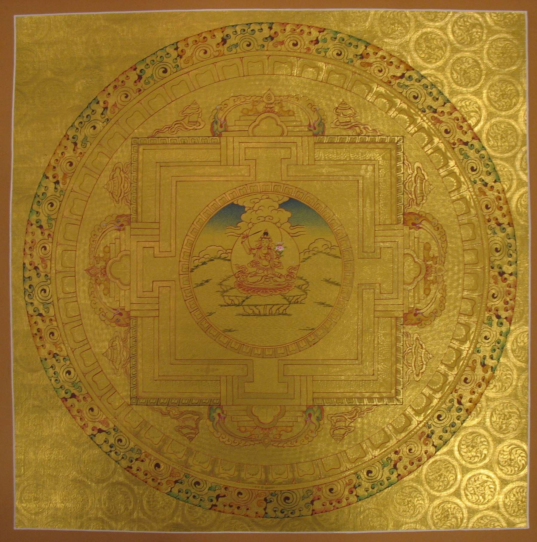 Tibetan Thangka <span Style=