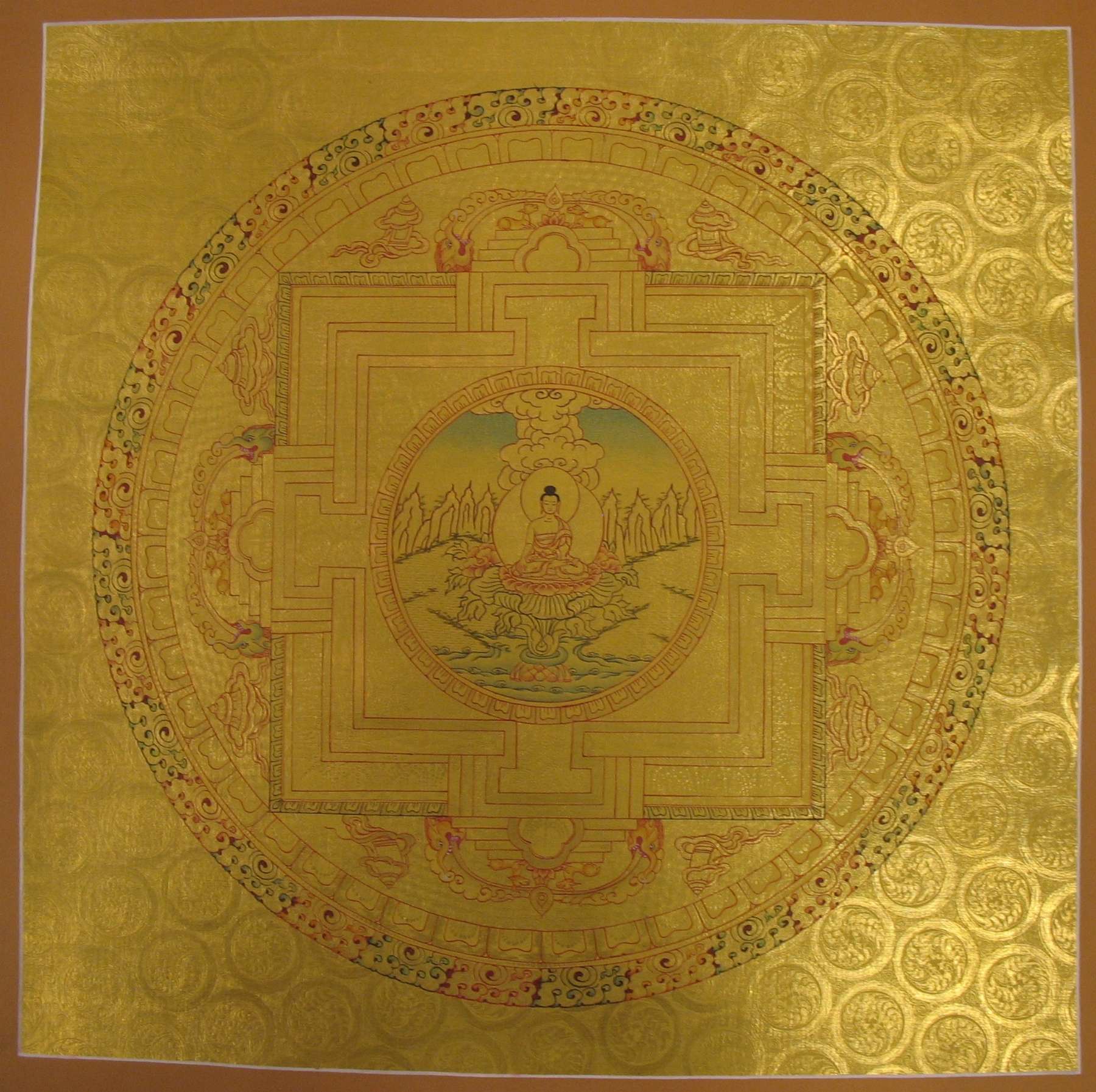 Tibetan Thangka <span Style=