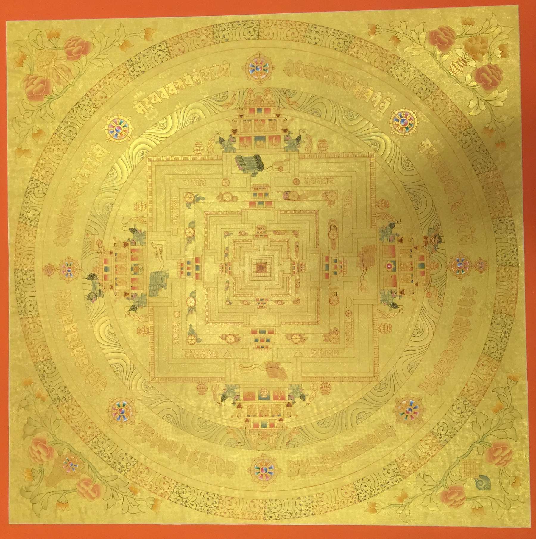 Tibetan Thangka <span Style=