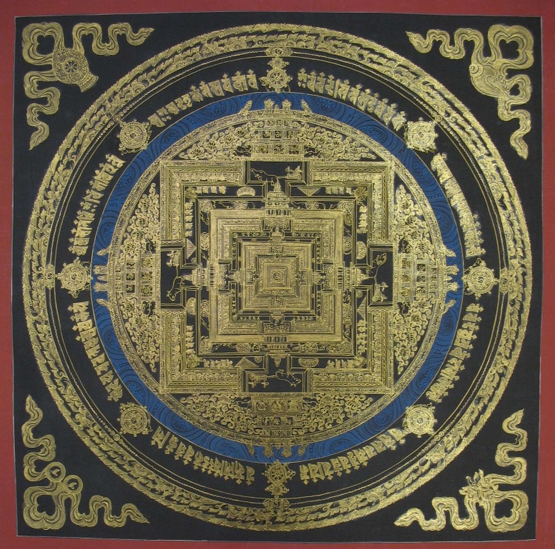 Tibetan Thangka <span Style=