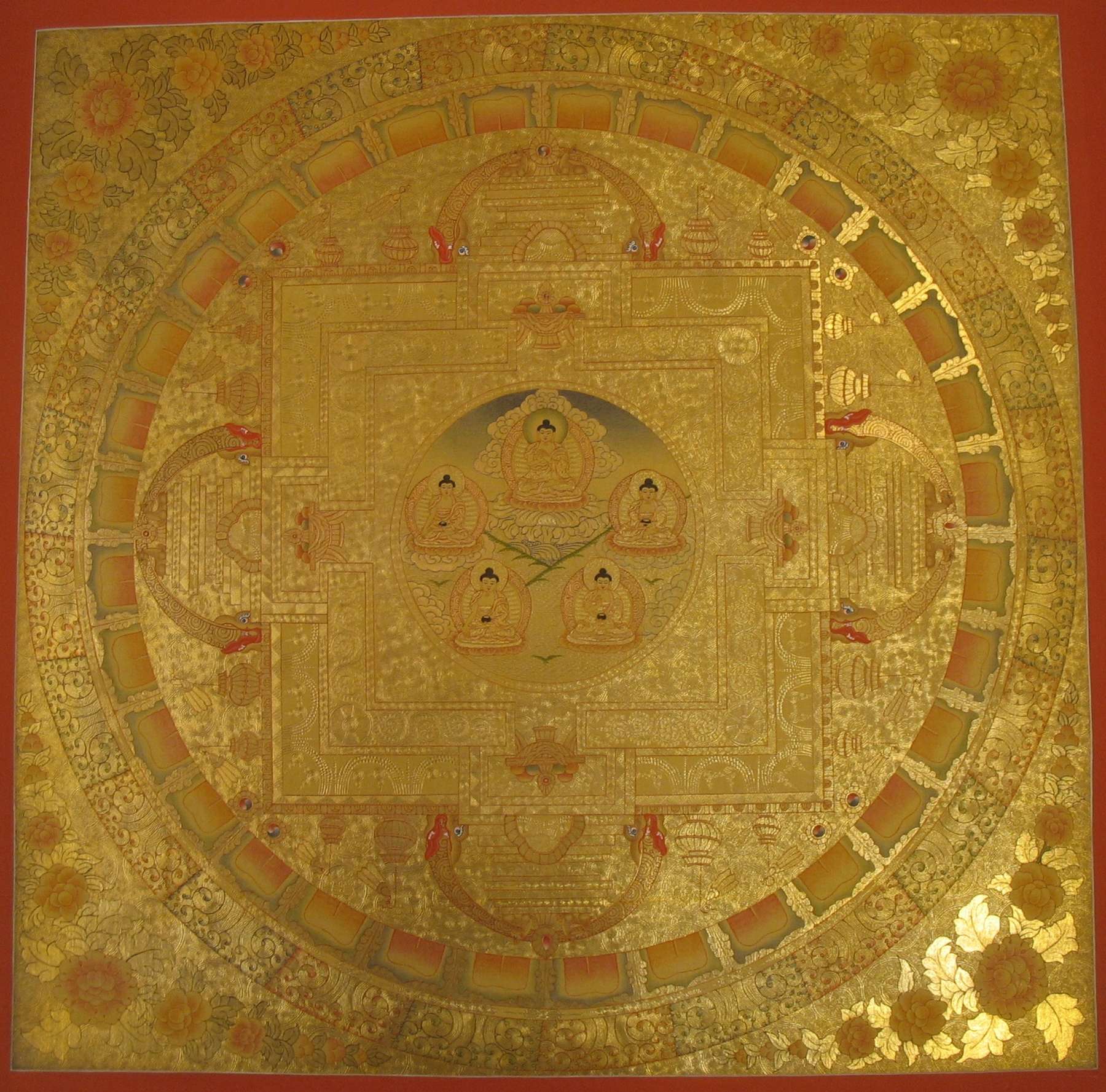 Tibetan Thangka <span Style=