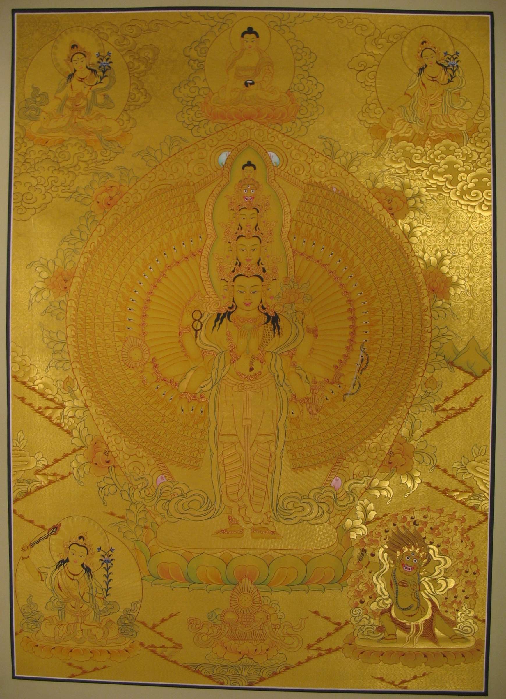 Tibetan Thangka <span Style=