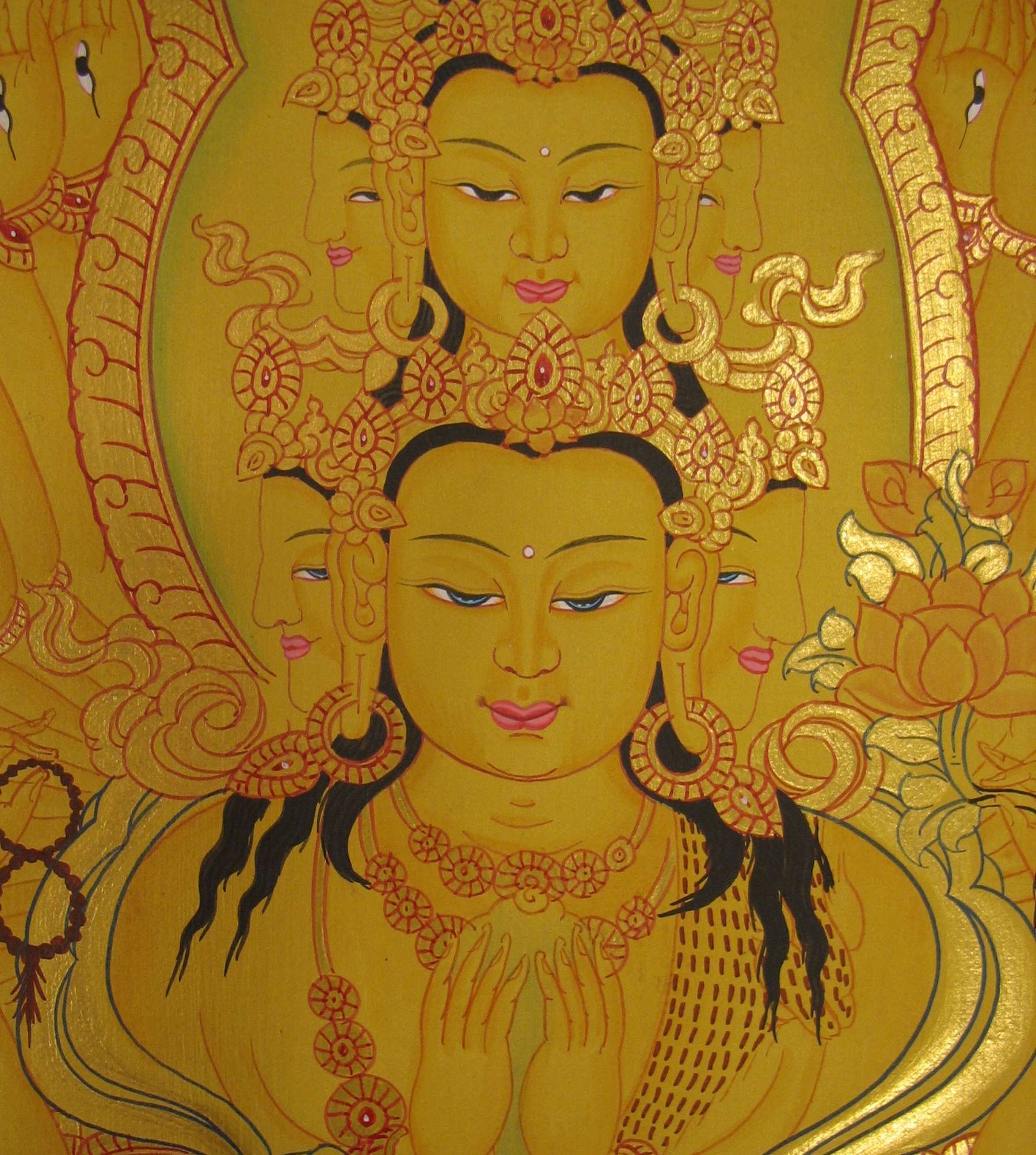 Tibetan Thangka <span Style=