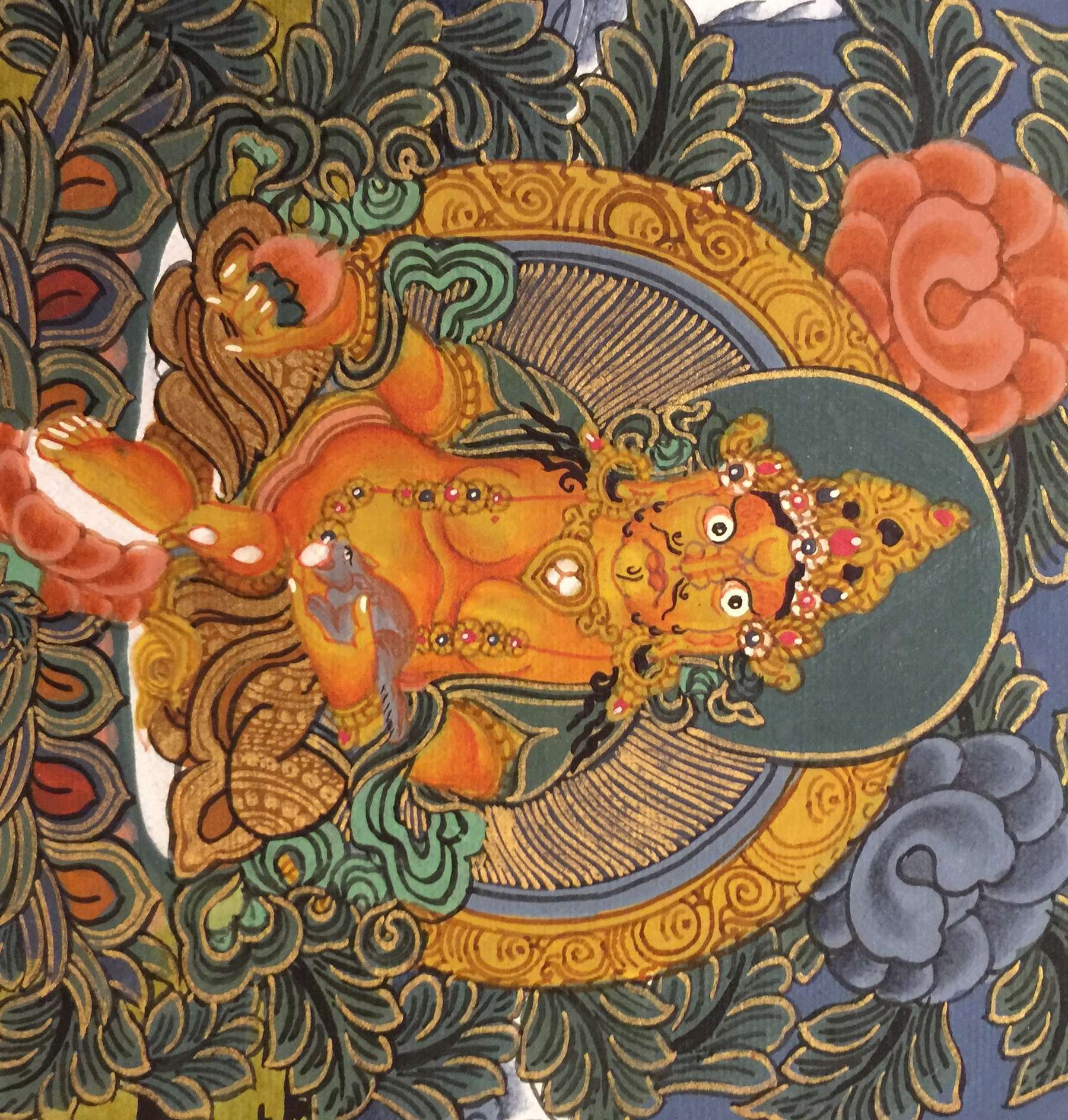 Tibetan Thangka <span Style=