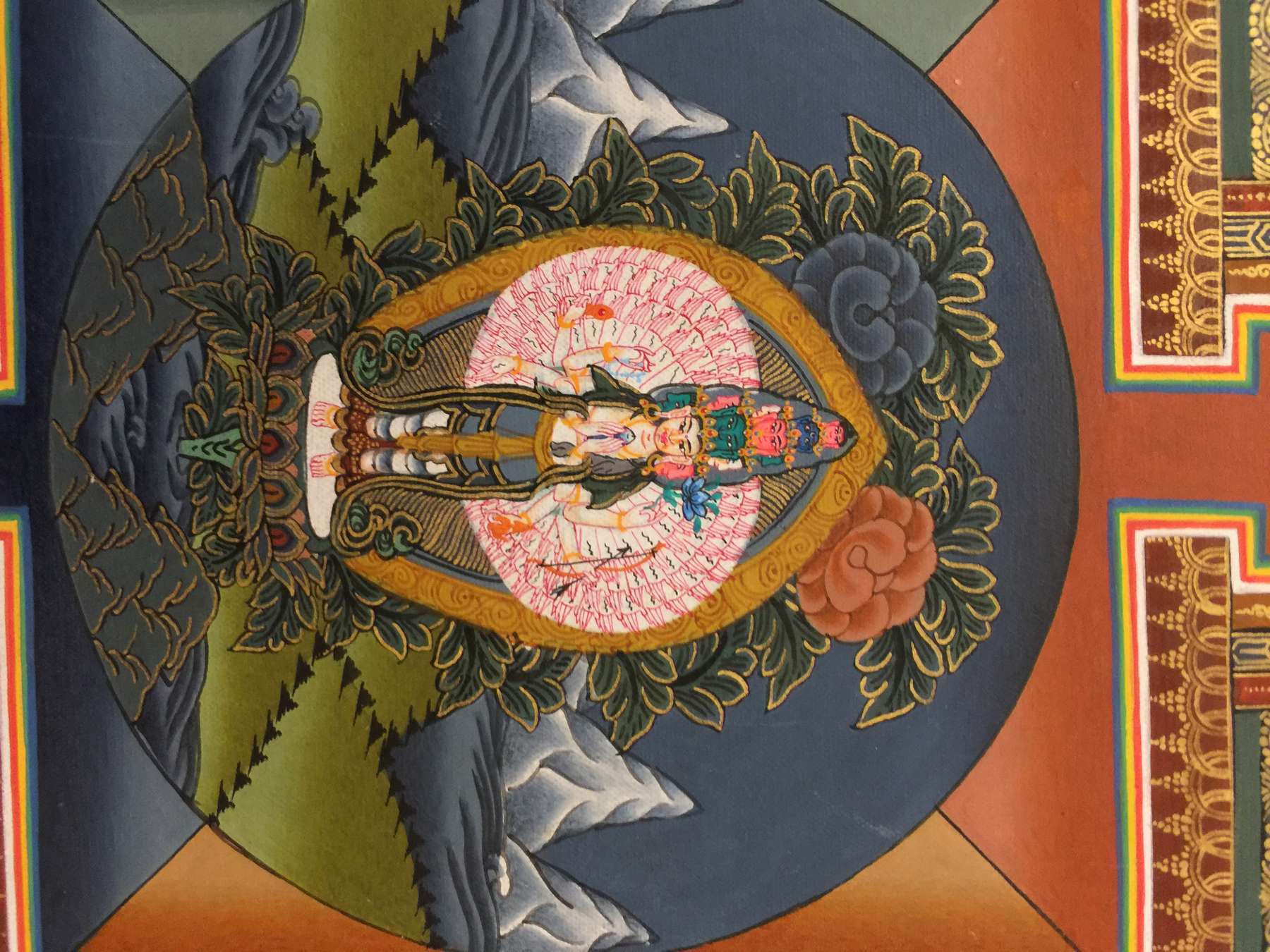 Tibetan Thangka <span Style=