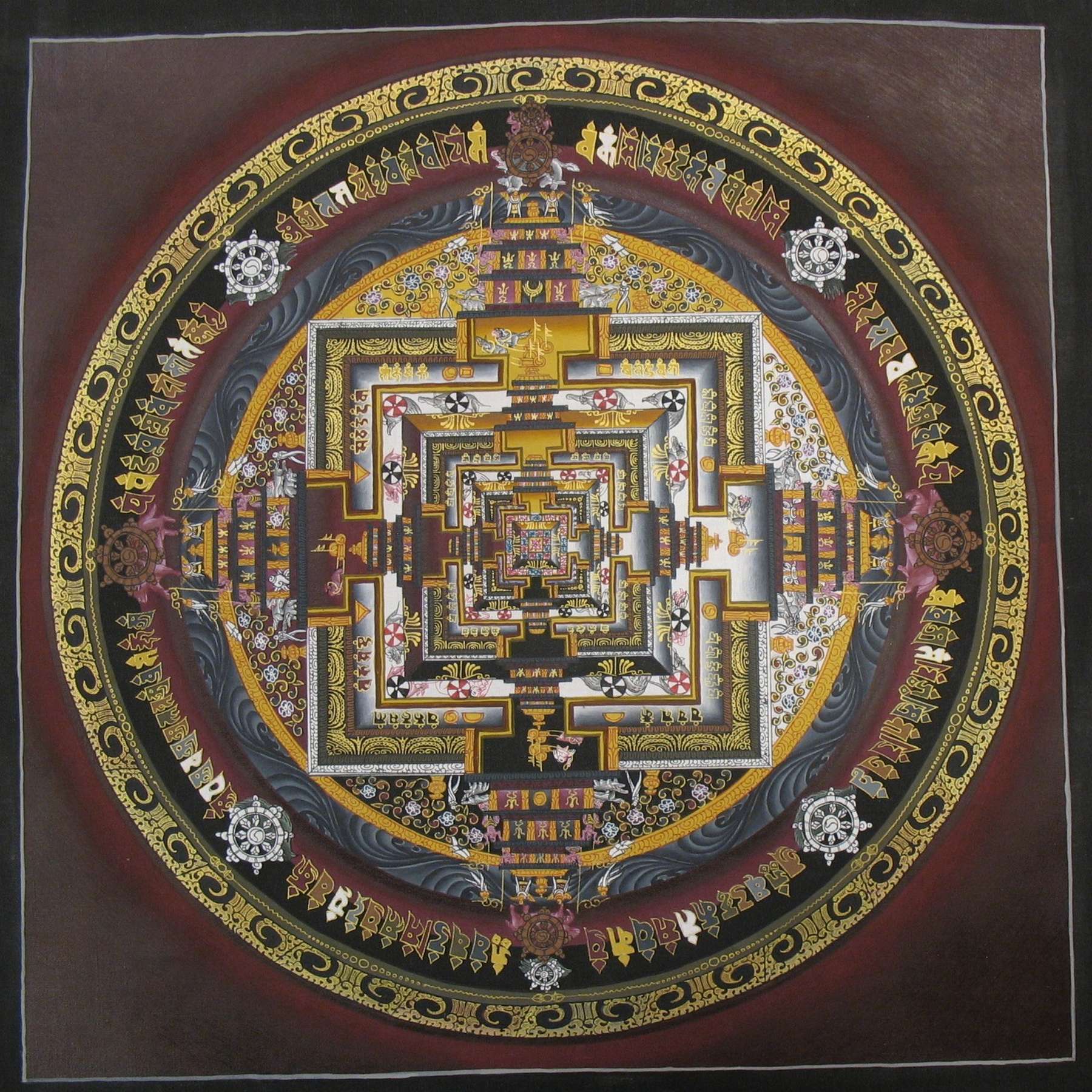 Tibetan Thangka <span Style=