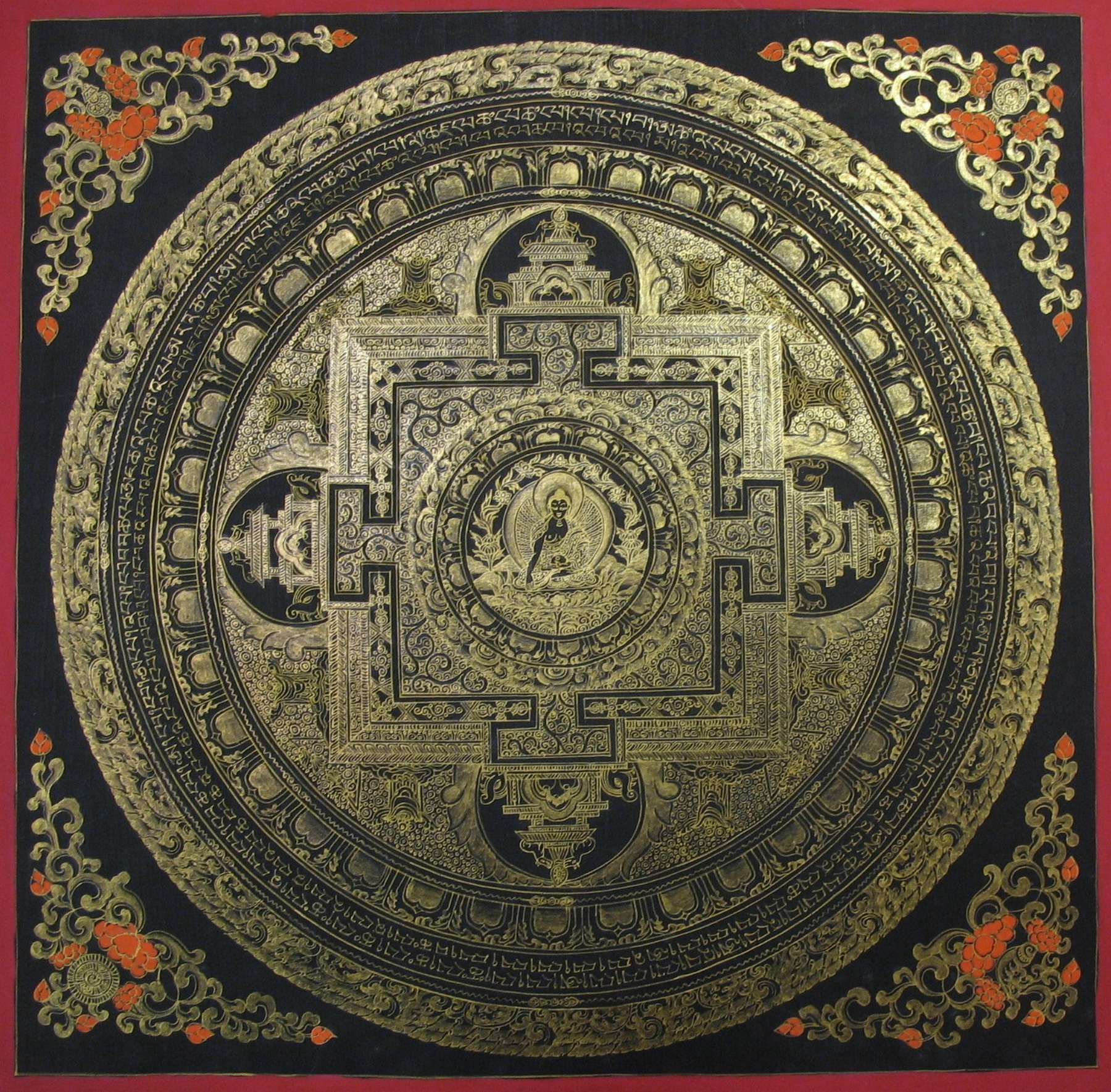 Tibetan Thangka <span Style=