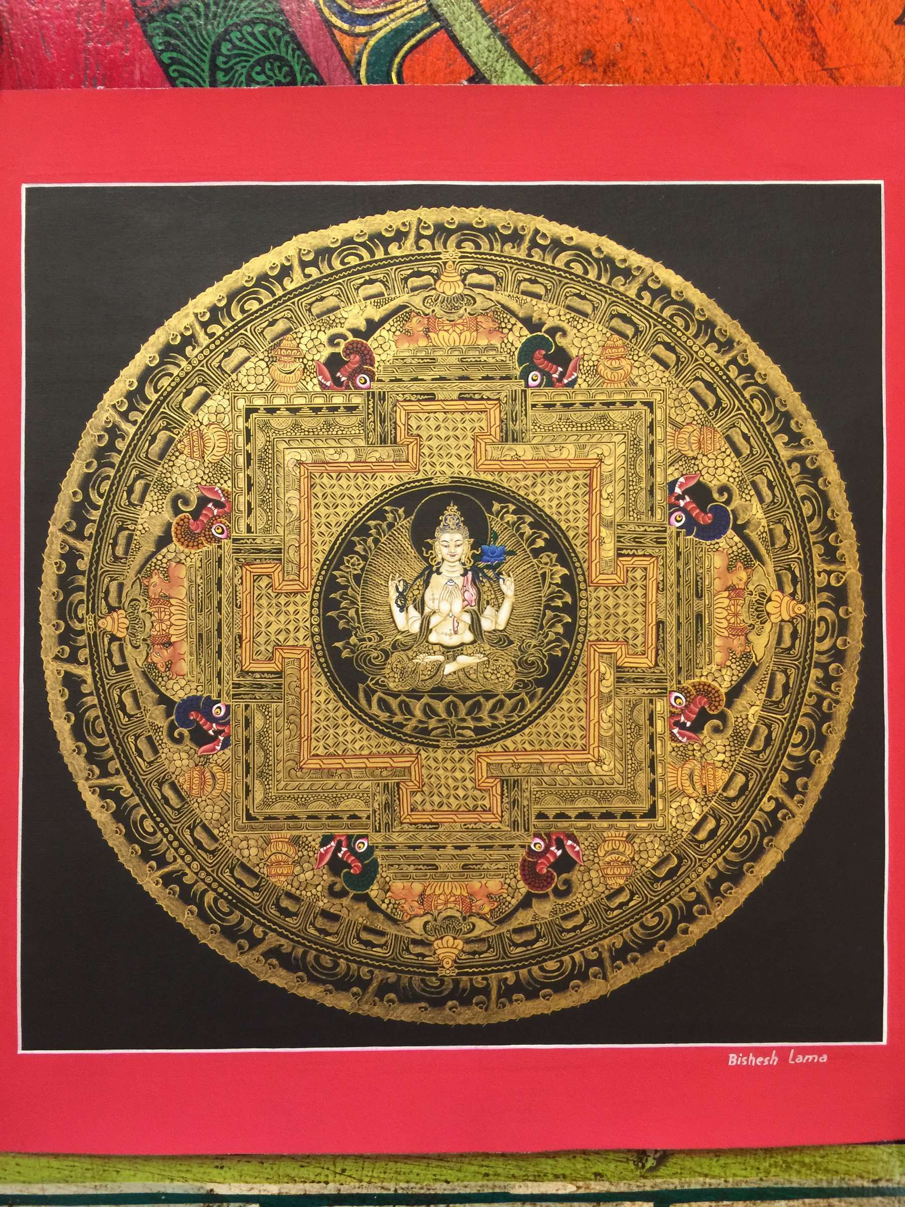 Tibetan Thangka <span Style=