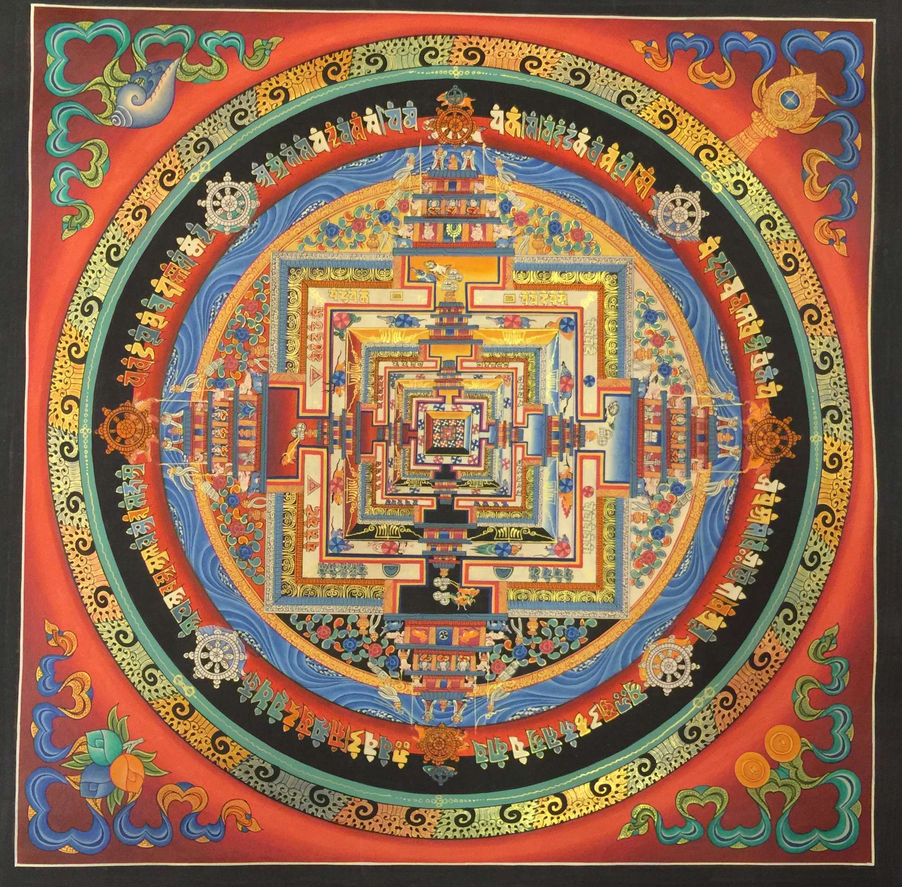 Tibetan Thangka <span Style=