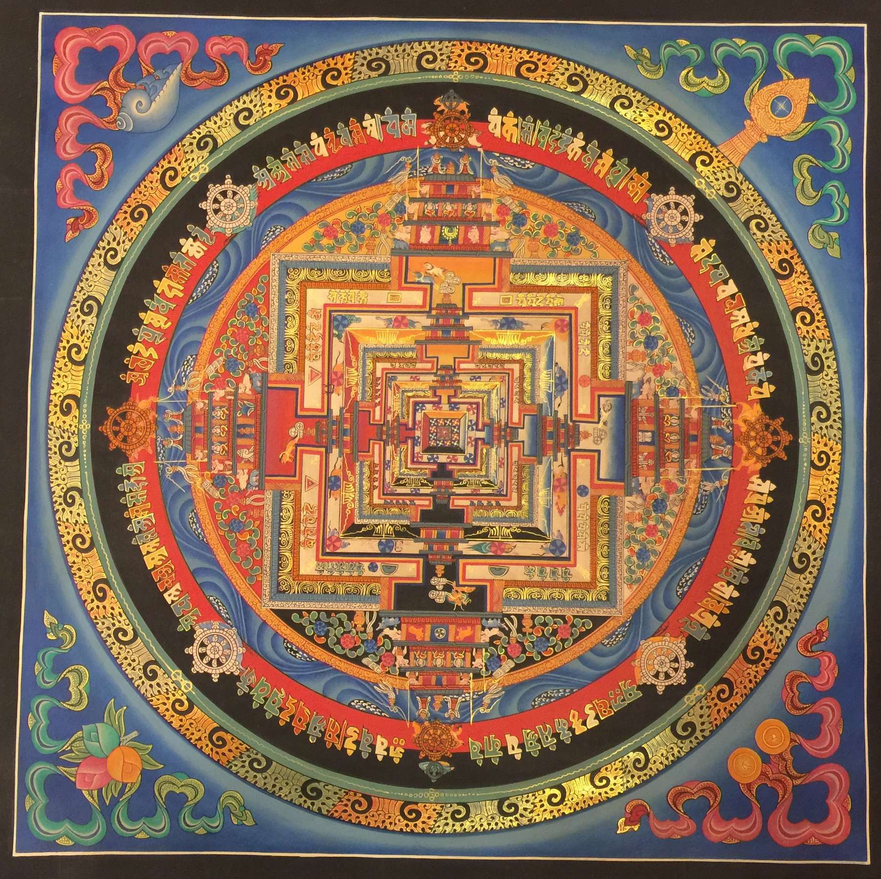 Tibetan Thangka <span Style=