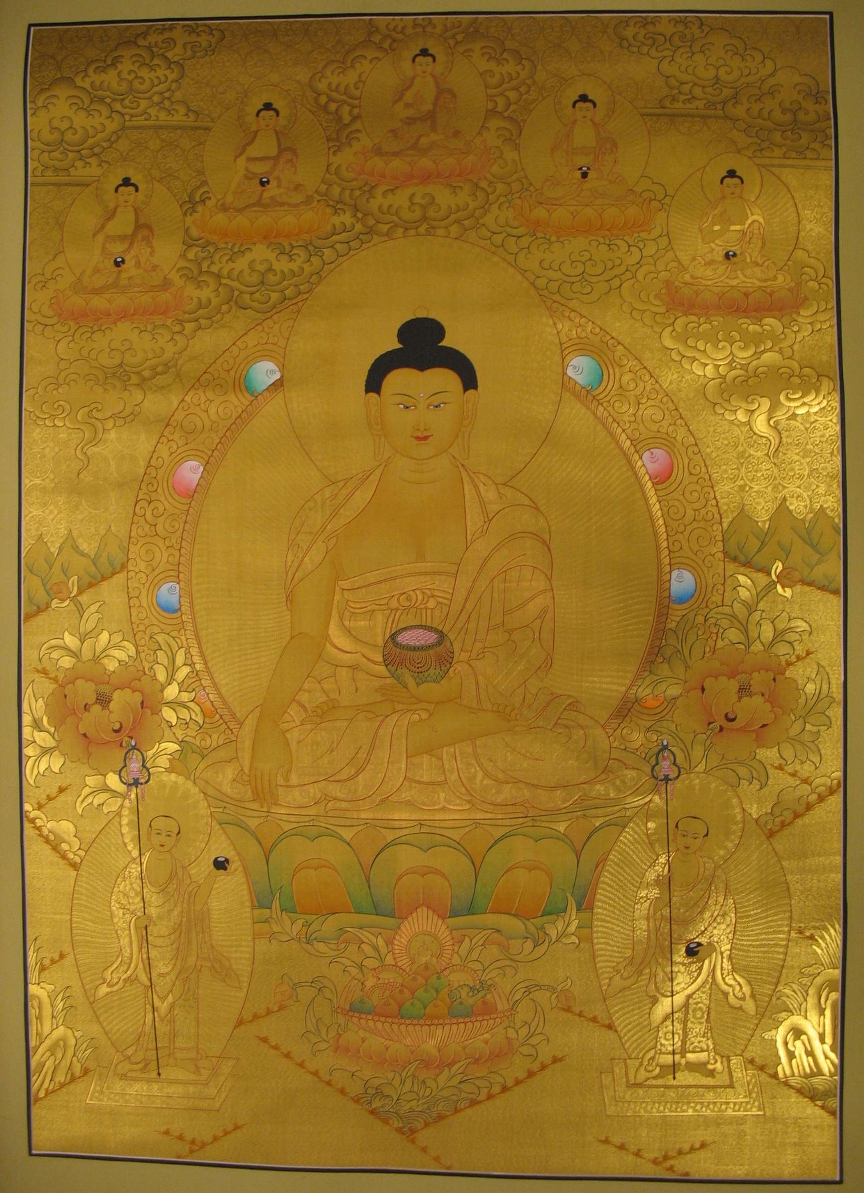 Tibetan Thangka <span Style=