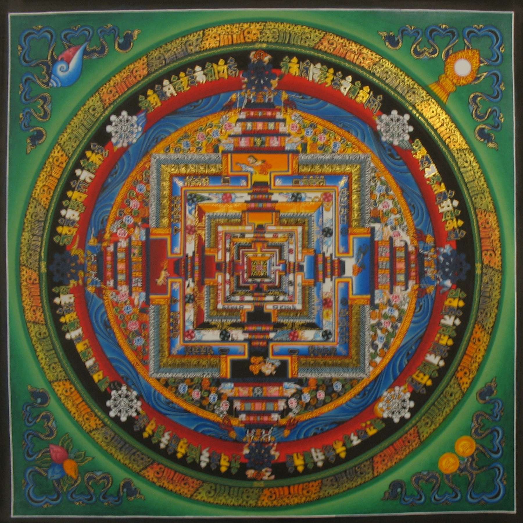 Tibetan Thangka <span Style=