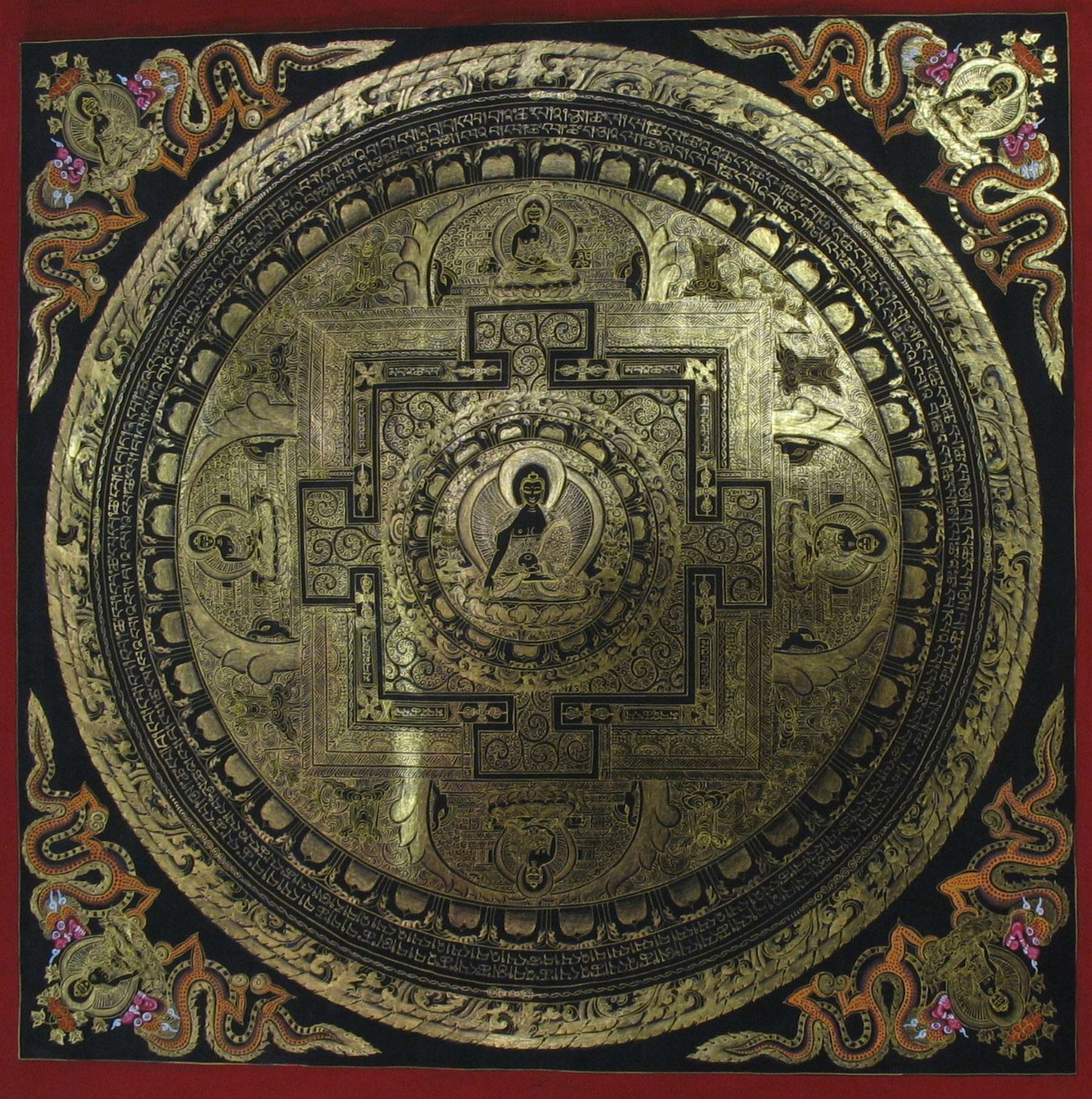 Tibetan Thangka <span Style=