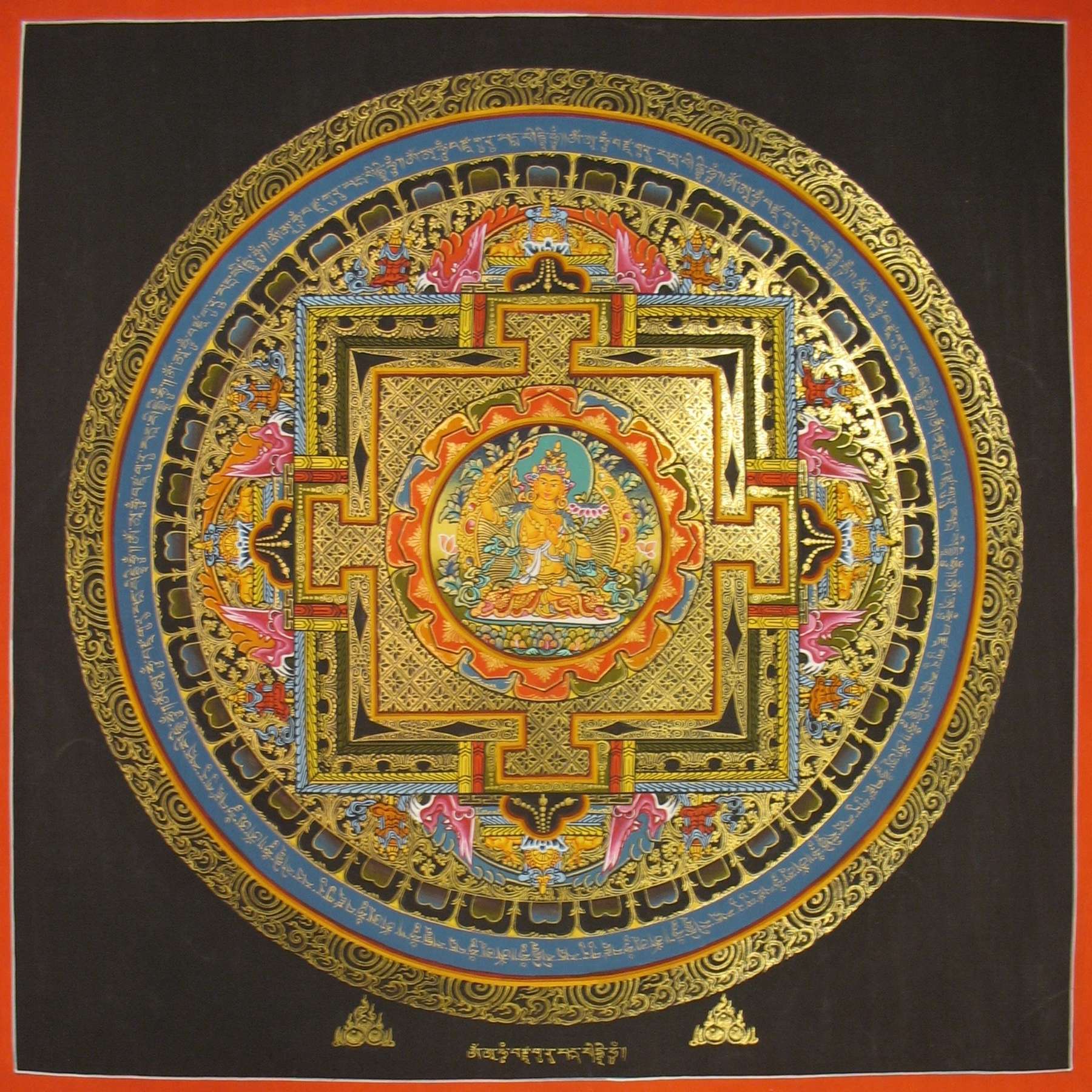 Tibetan Thangka <span Style=