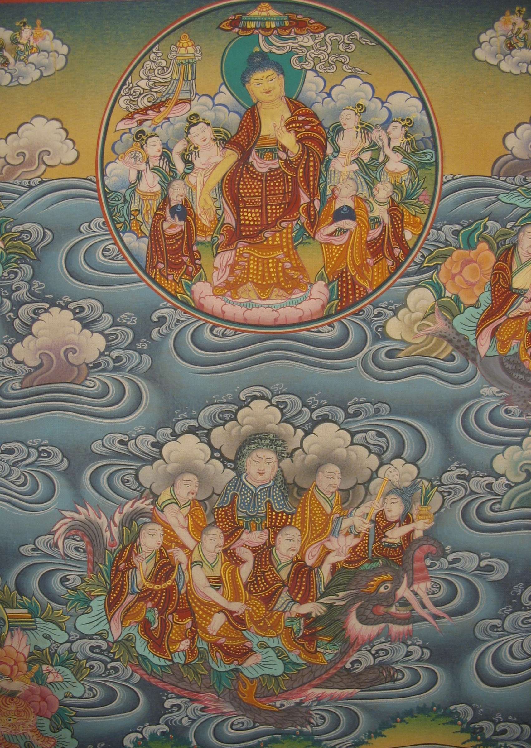 Tibetan Thangka <span Style=