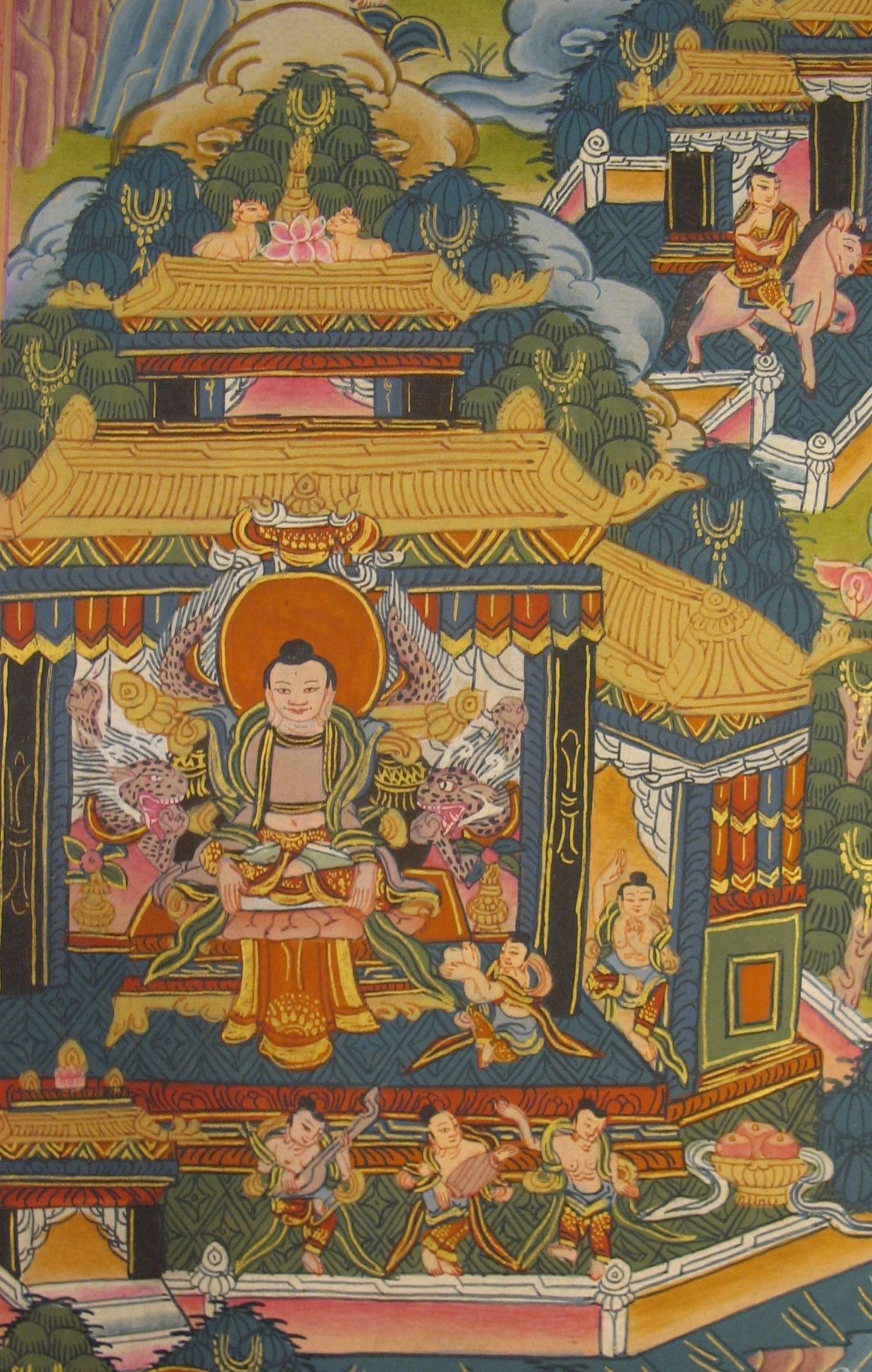 Tibetan Thangka <span Style=