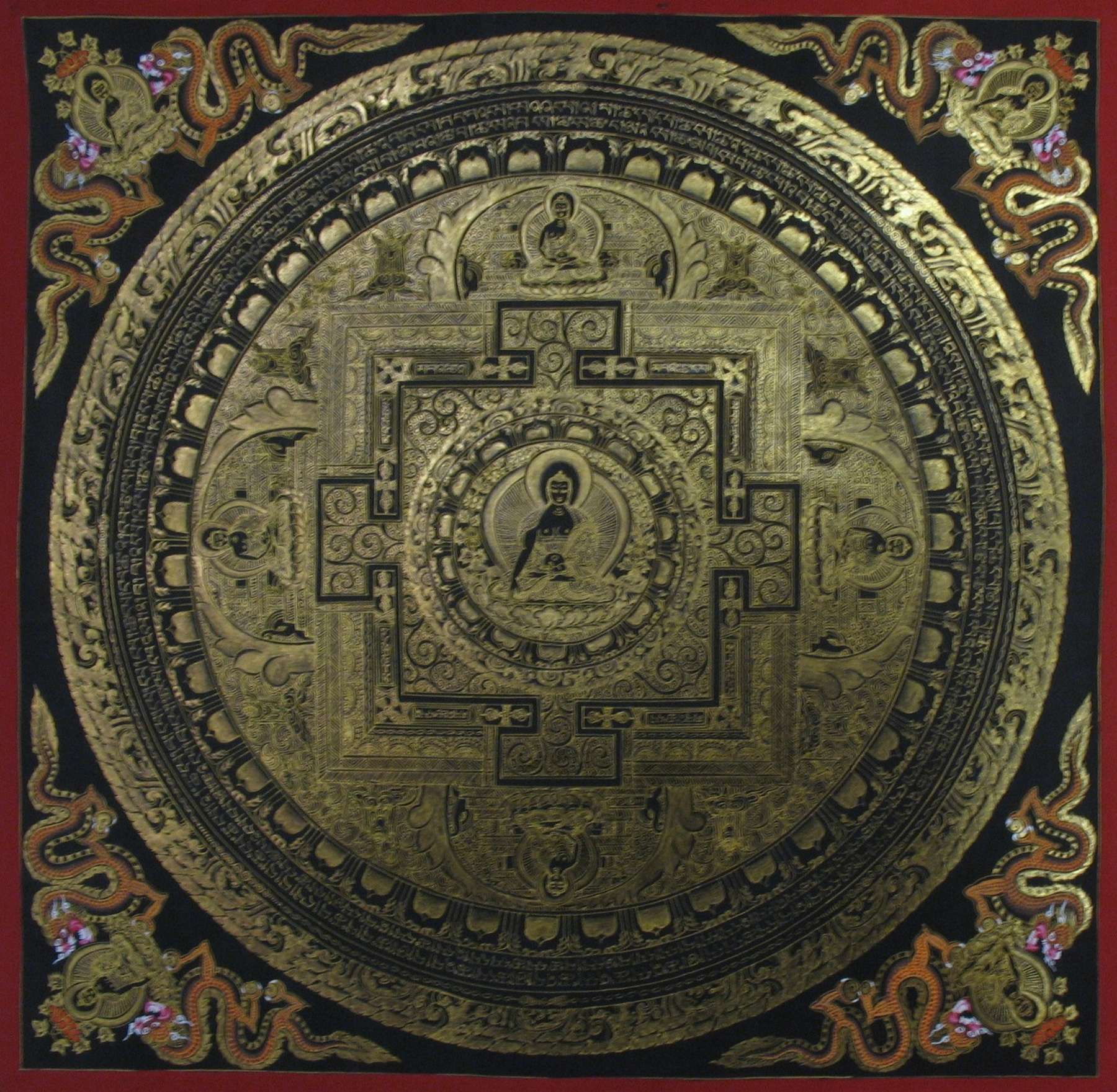 Tibetan Thangka <span Style=