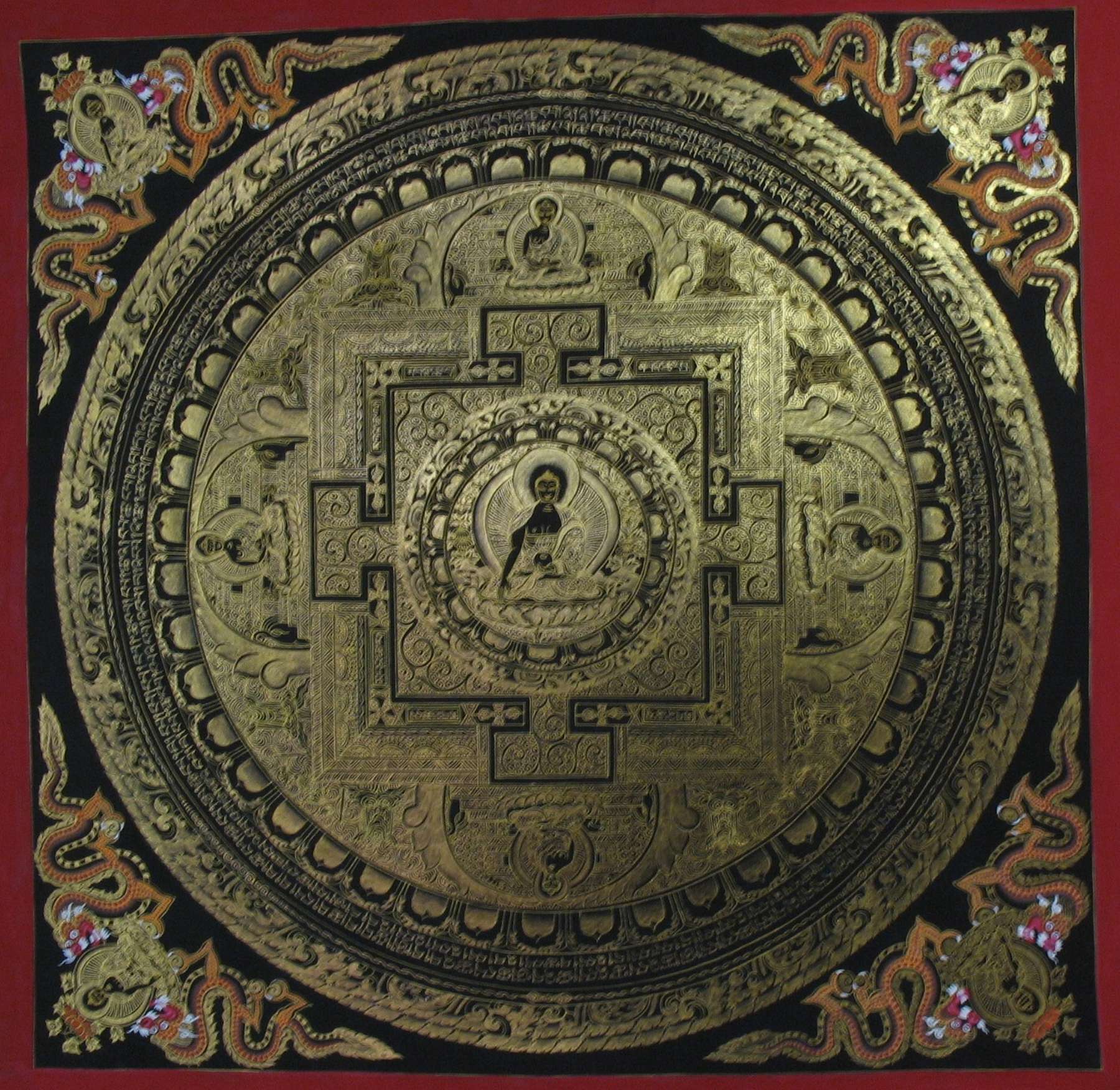 Tibetan Thangka <span Style=