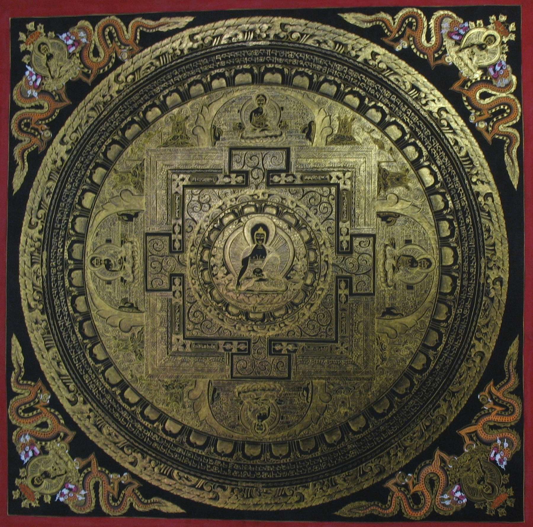 Tibetan Thangka <span Style=