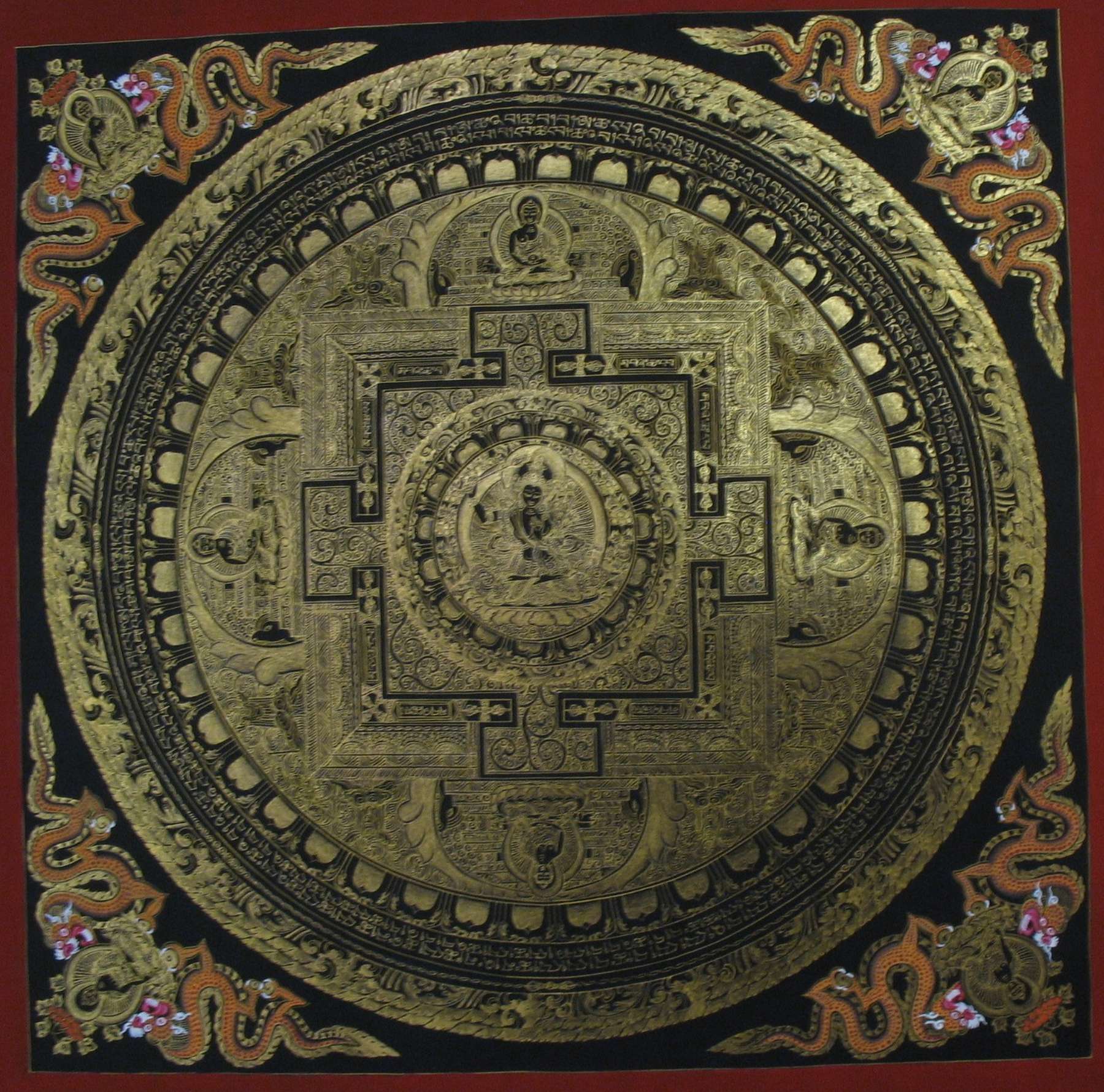 Tibetan Thangka <span Style=