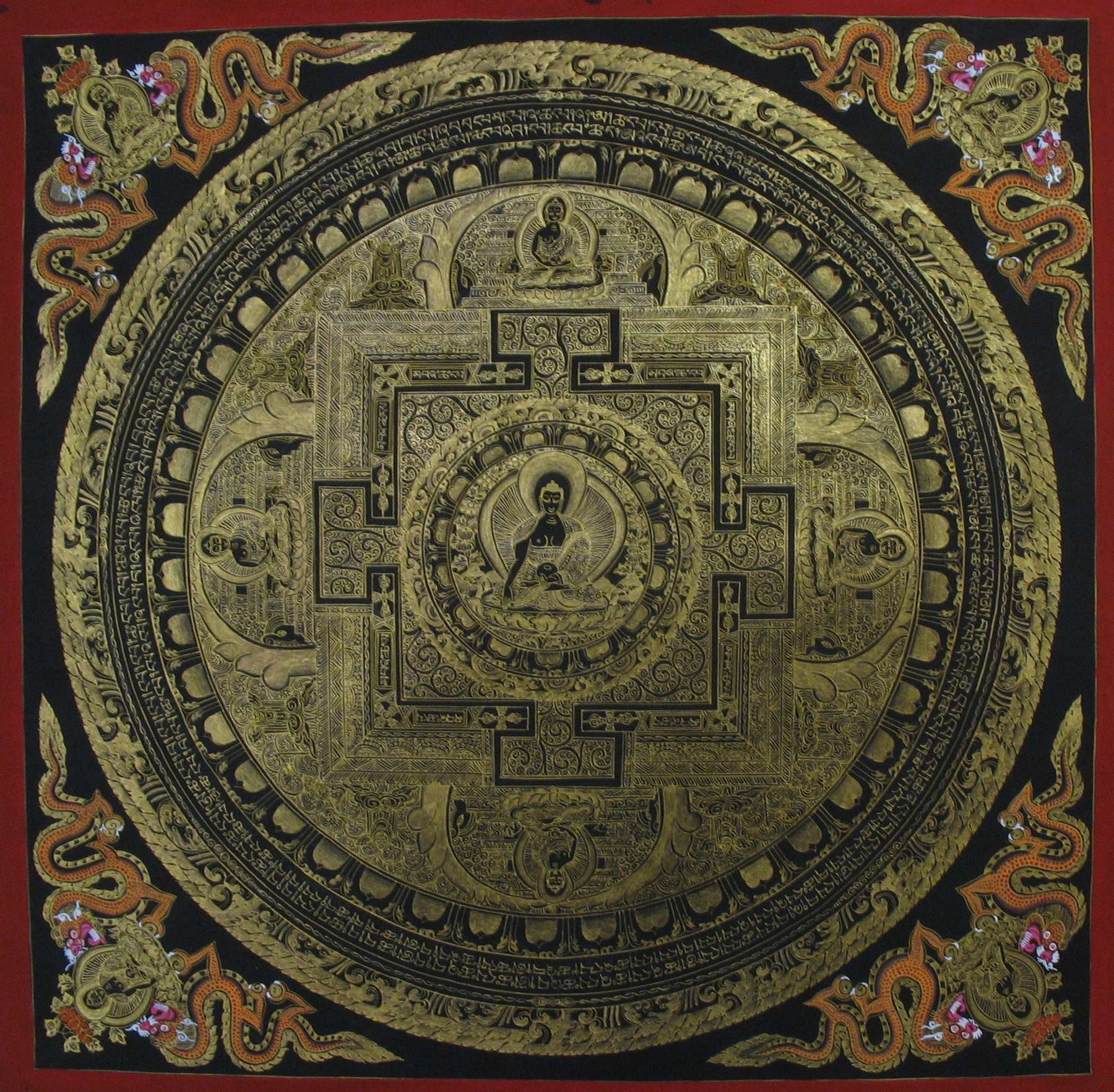 Tibetan Thangka <span Style=