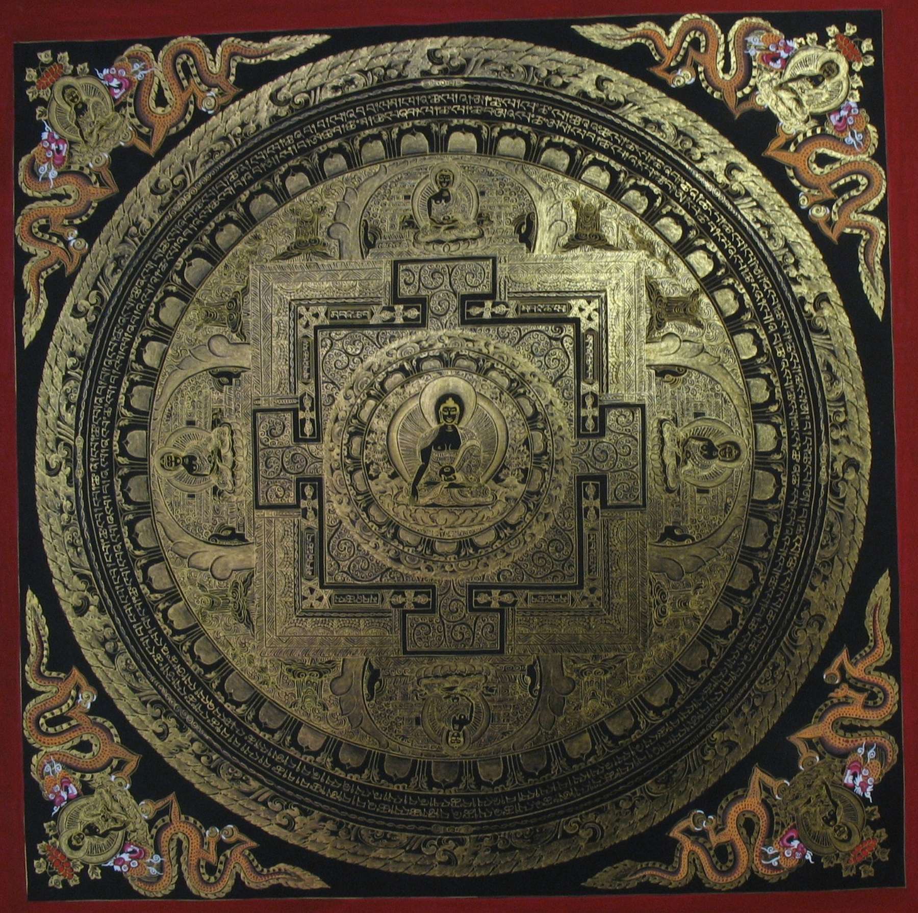 Tibetan Thangka <span Style=