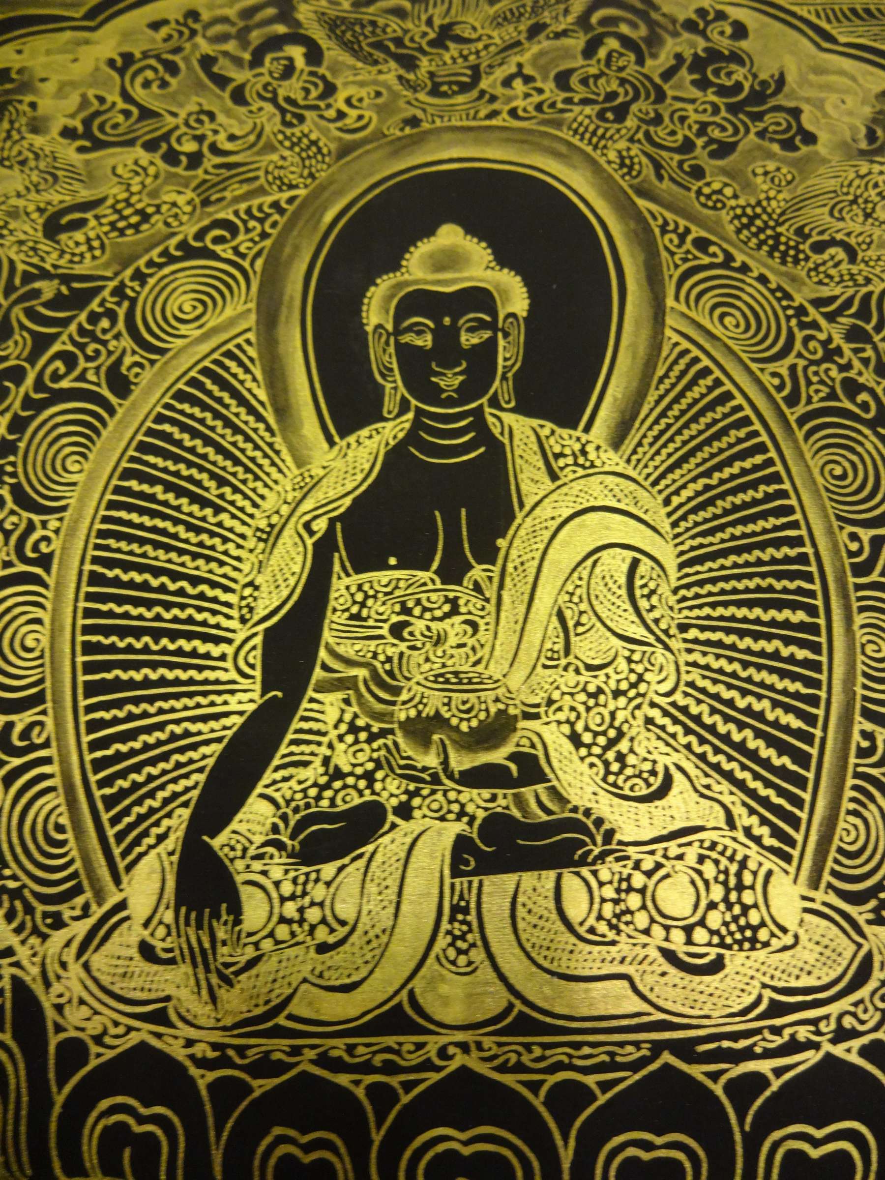 Tibetan Thangka <span Style=