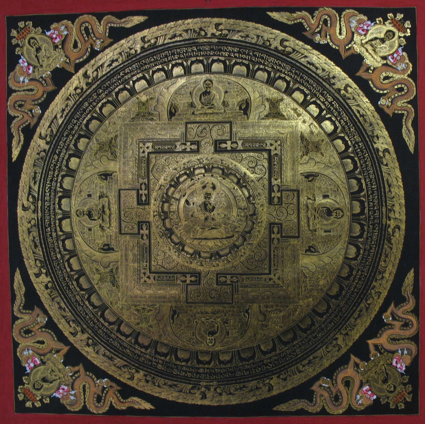 Tibetan Thangka <span Style=