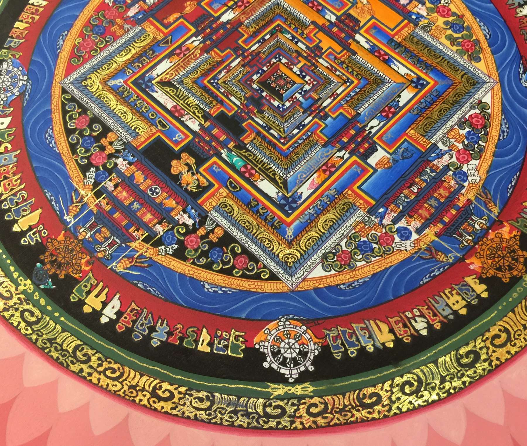 Tibetan Thangka <span Style=