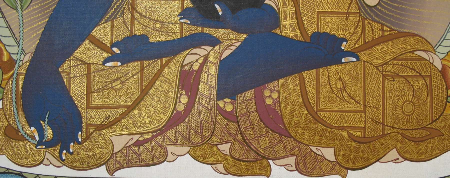 Tibetan Thangka <span Style=