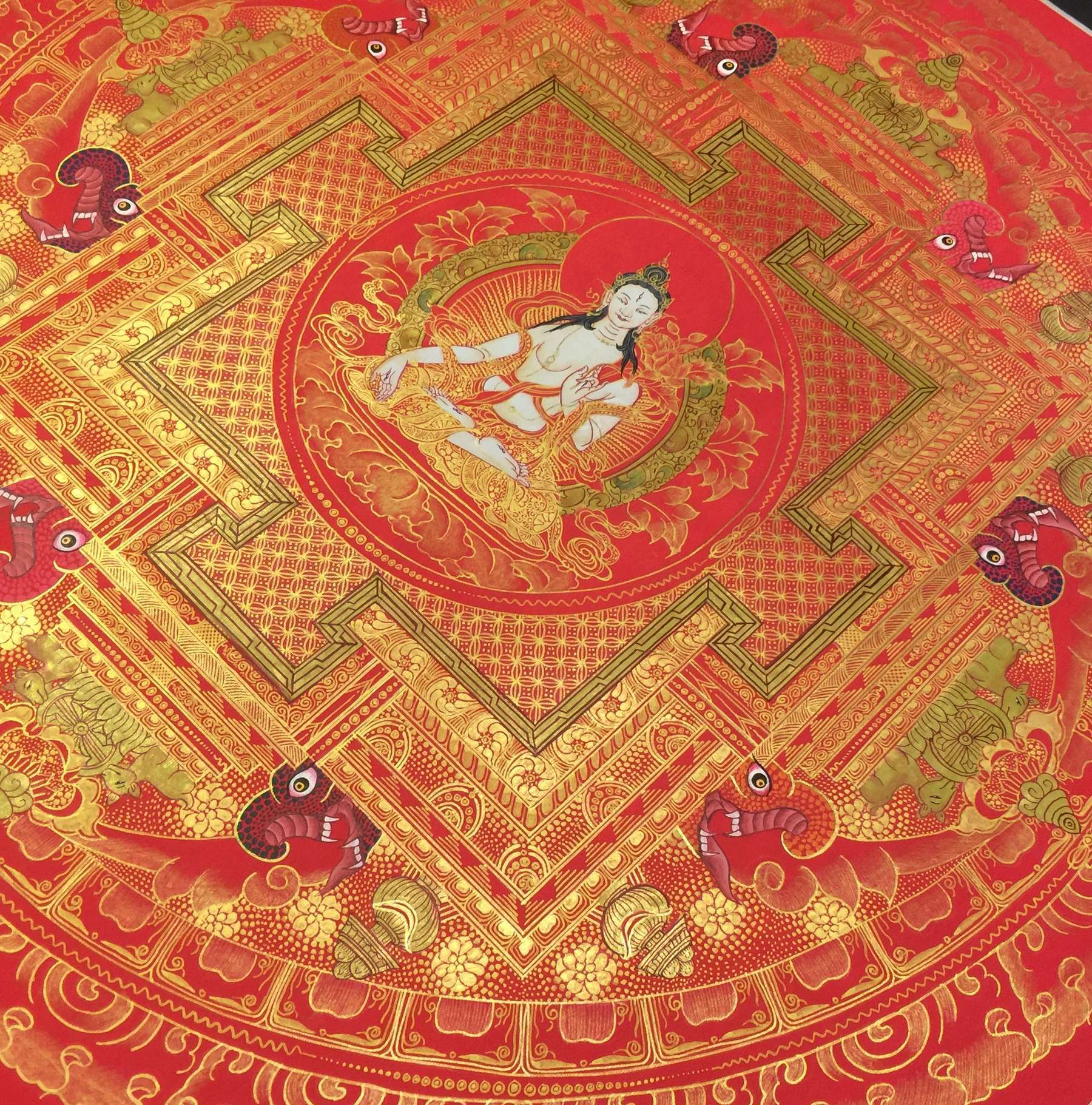 Tibetan Thangka <span Style=