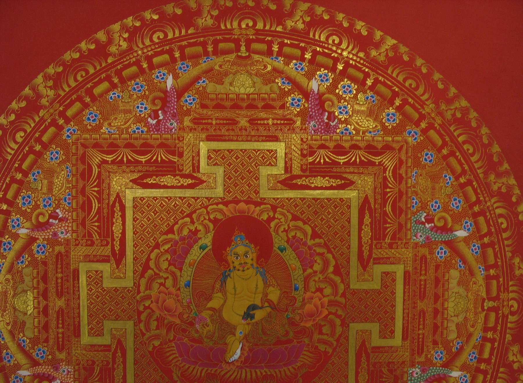 Tibetan Thangka <span Style=